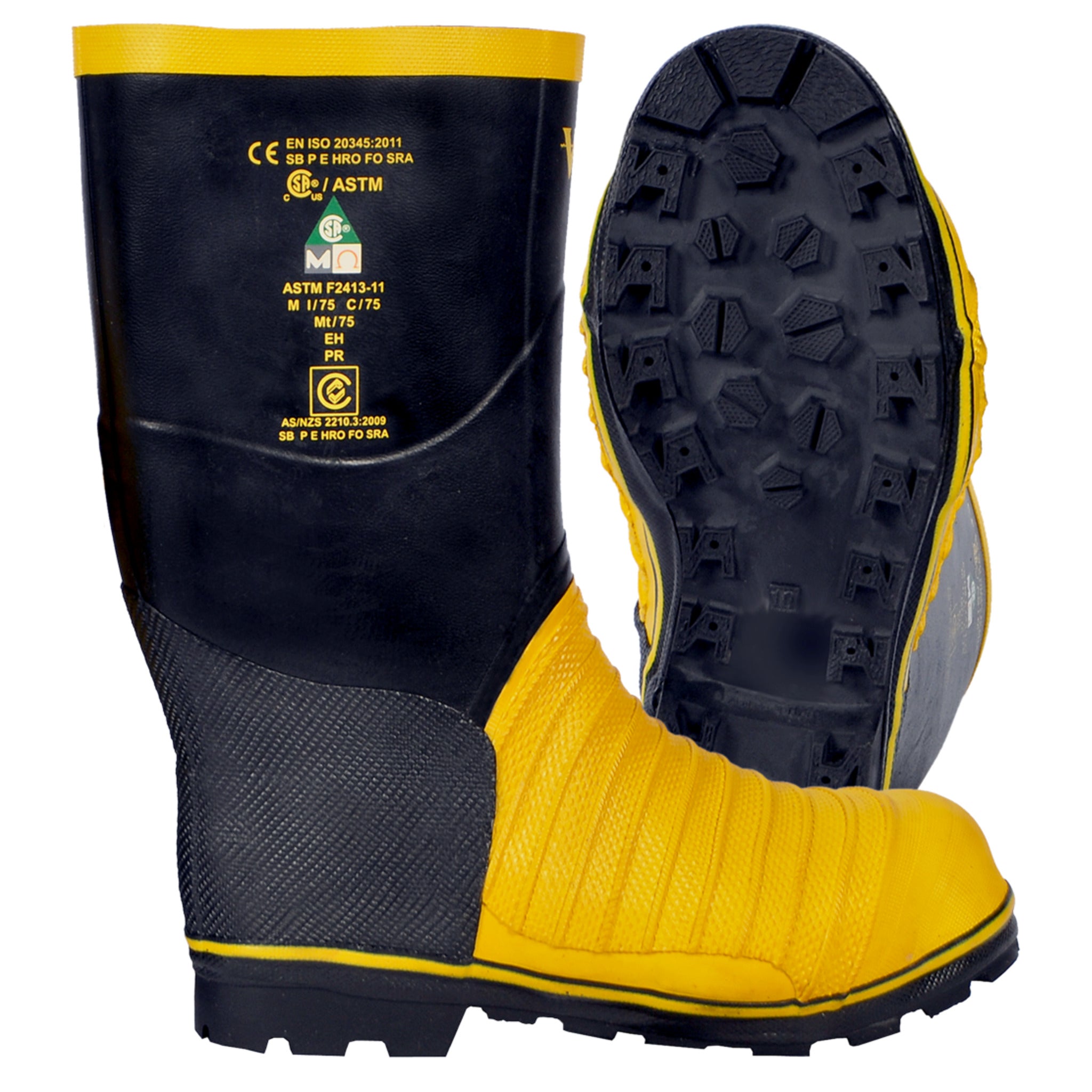 Viking® Miner 49er Boots - 14" Tall, Steel Toe, Metatarsal Protection, Chemical & Slip-Resistant, Ideal for Mining, Excavation, Construction Safety