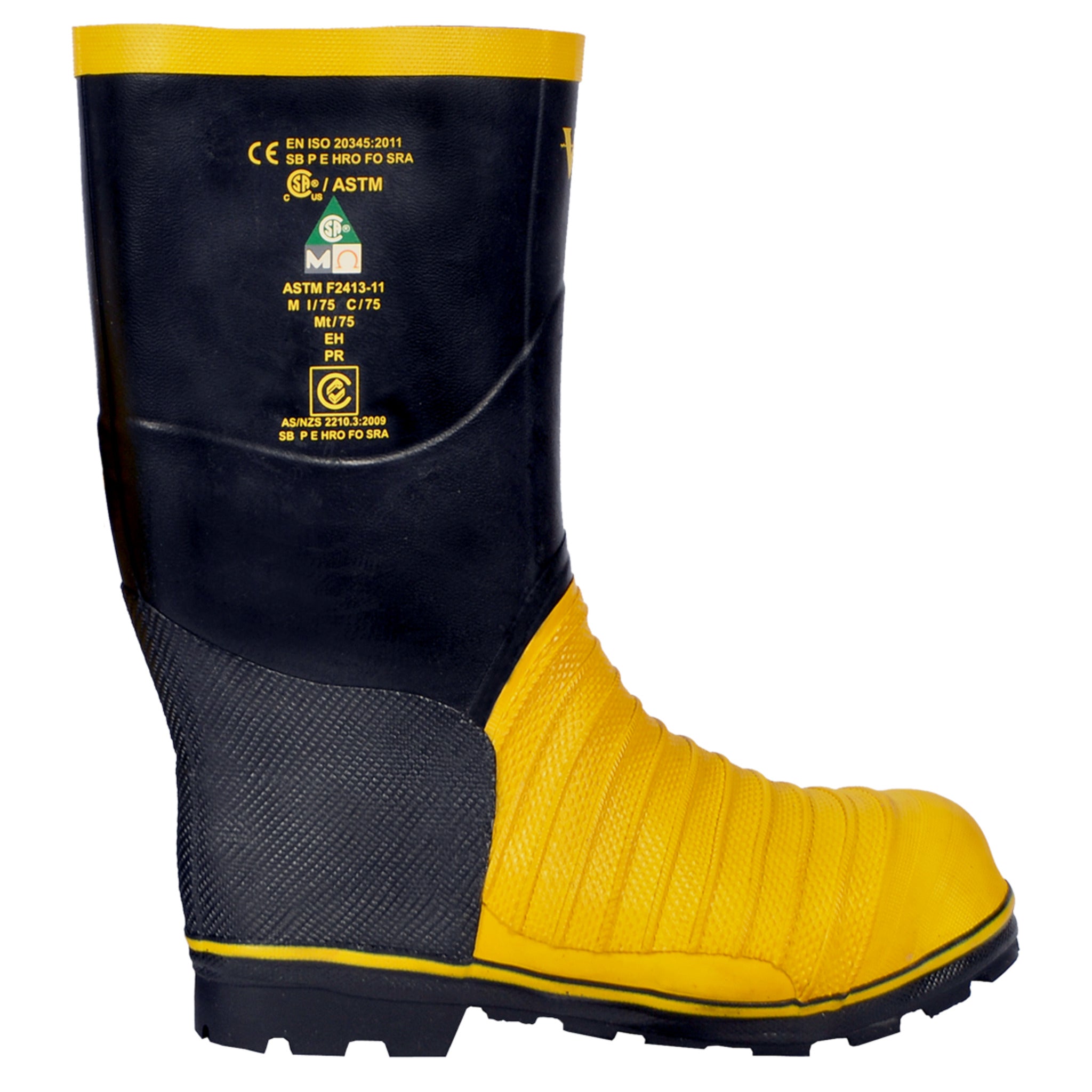 Viking® Miner 49er Boots - 14" Tall, Steel Toe, Metatarsal Protection, Chemical & Slip-Resistant, Ideal for Mining, Excavation, Construction Safety