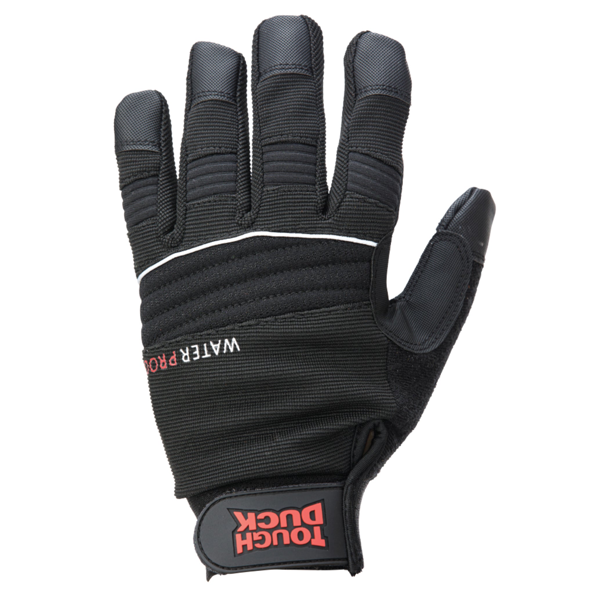 Tough Duck WA35 Waterproof Insulated Work Gloves, Poly/Spandex, Precision Knuckle, Reflective Piping, Durable Grip, Adjustable Cuff | Sizes M-2XL