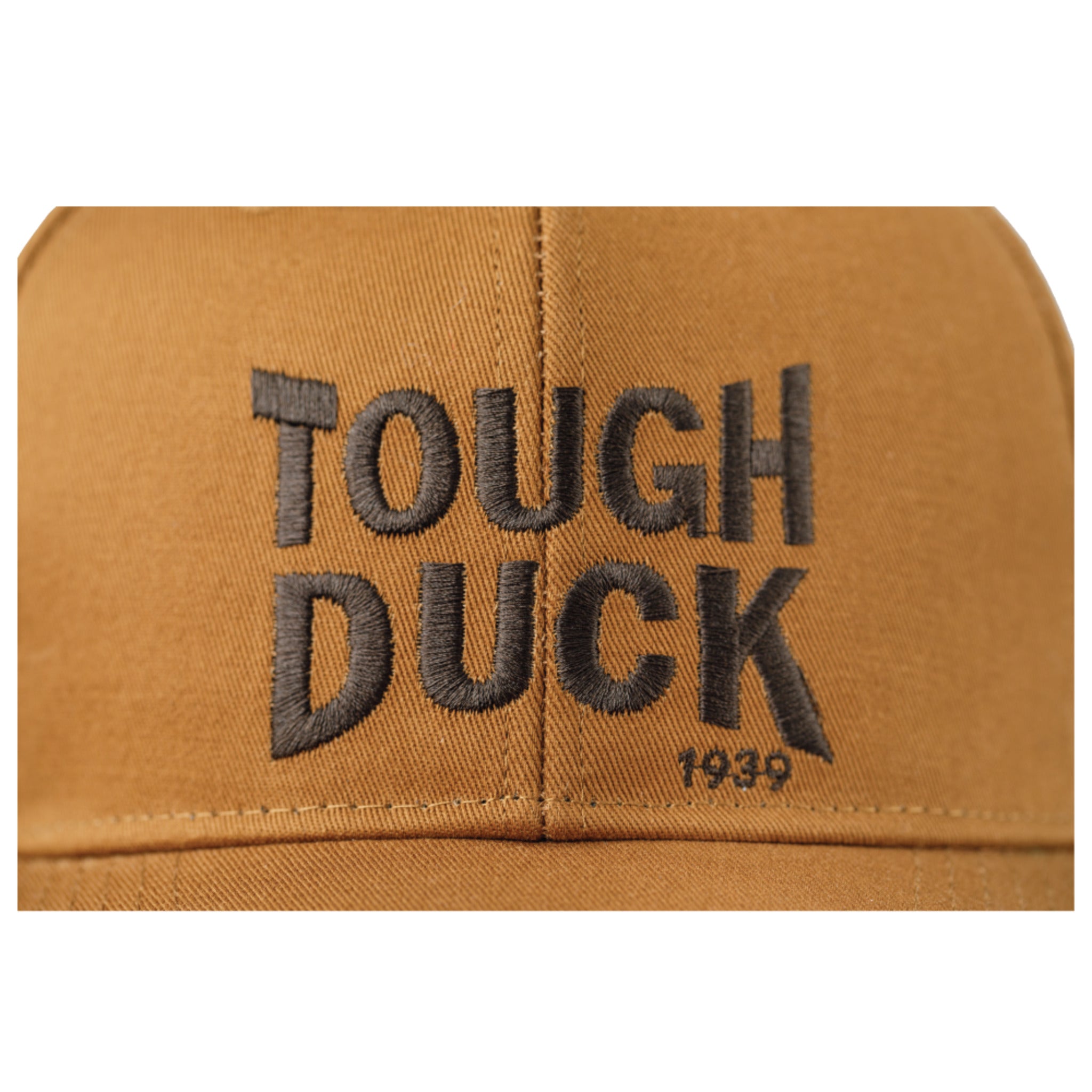 Tough Duck WA51 Baseball Cap with Embroidered Logo, 100% Cotton, Adjustable Snapback for Perfect Fit, Stylish Outdoor Headwear, Signature Elegance | One Size