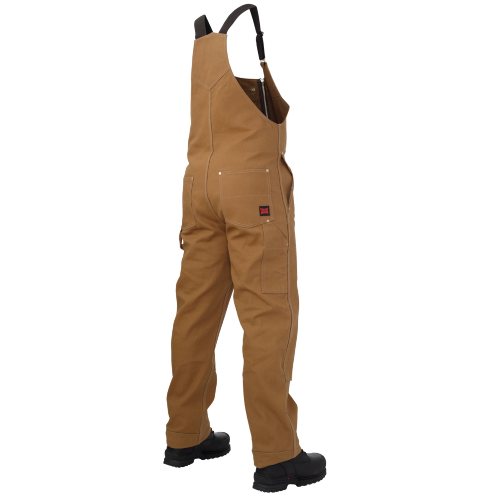 Tough Duck WB04 Men's Deluxe Unlined Bib Work Overalls - 12 oz Cotton Duck, Water-Repellent Finish, Rugged, Durable, Adjustable Straps | Sizes S-5XL - Items