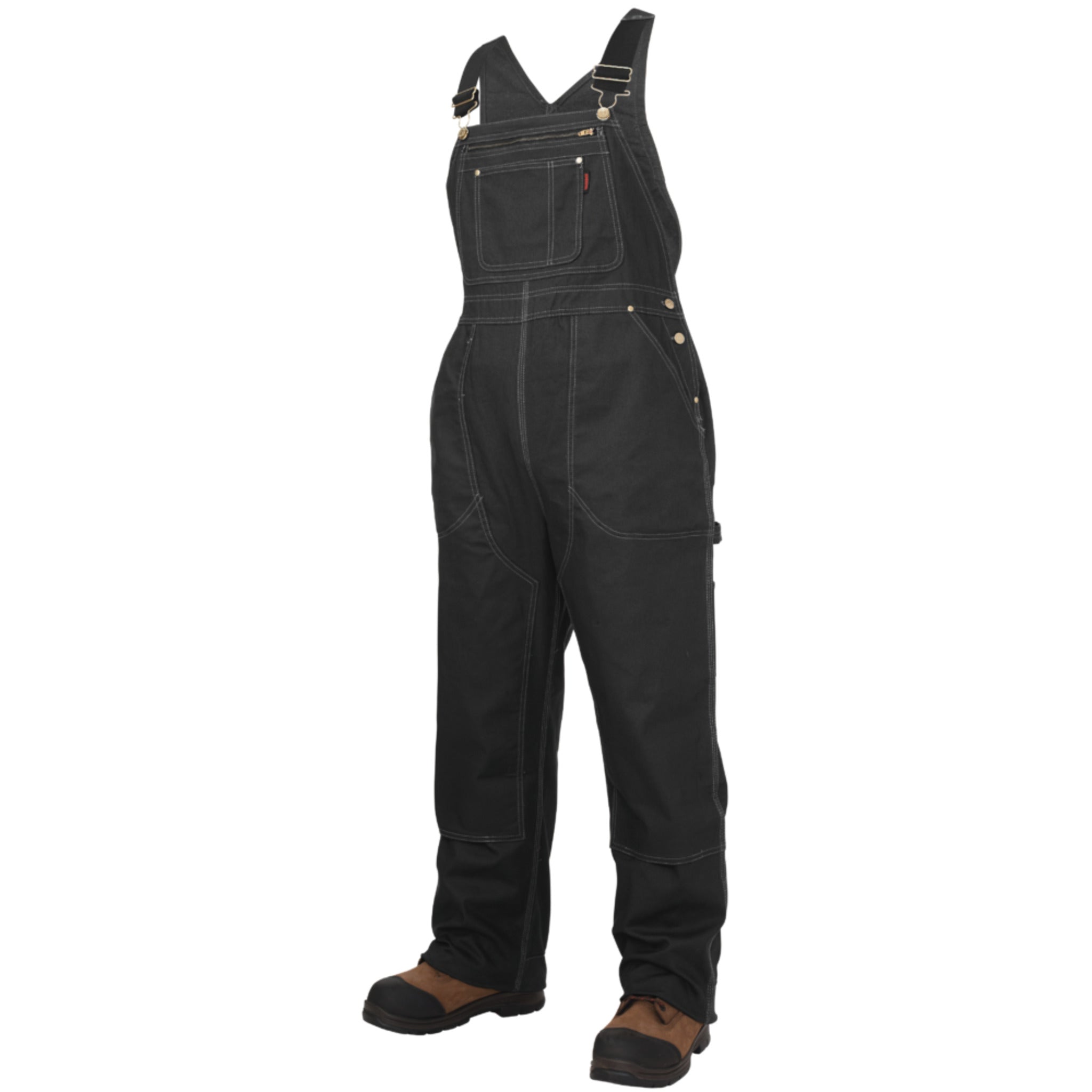 Tough Duck Women's Bib Work Overalls WB06 Cotton FLEX Duck Unlined Water Repellent Finish | Limited Sizes