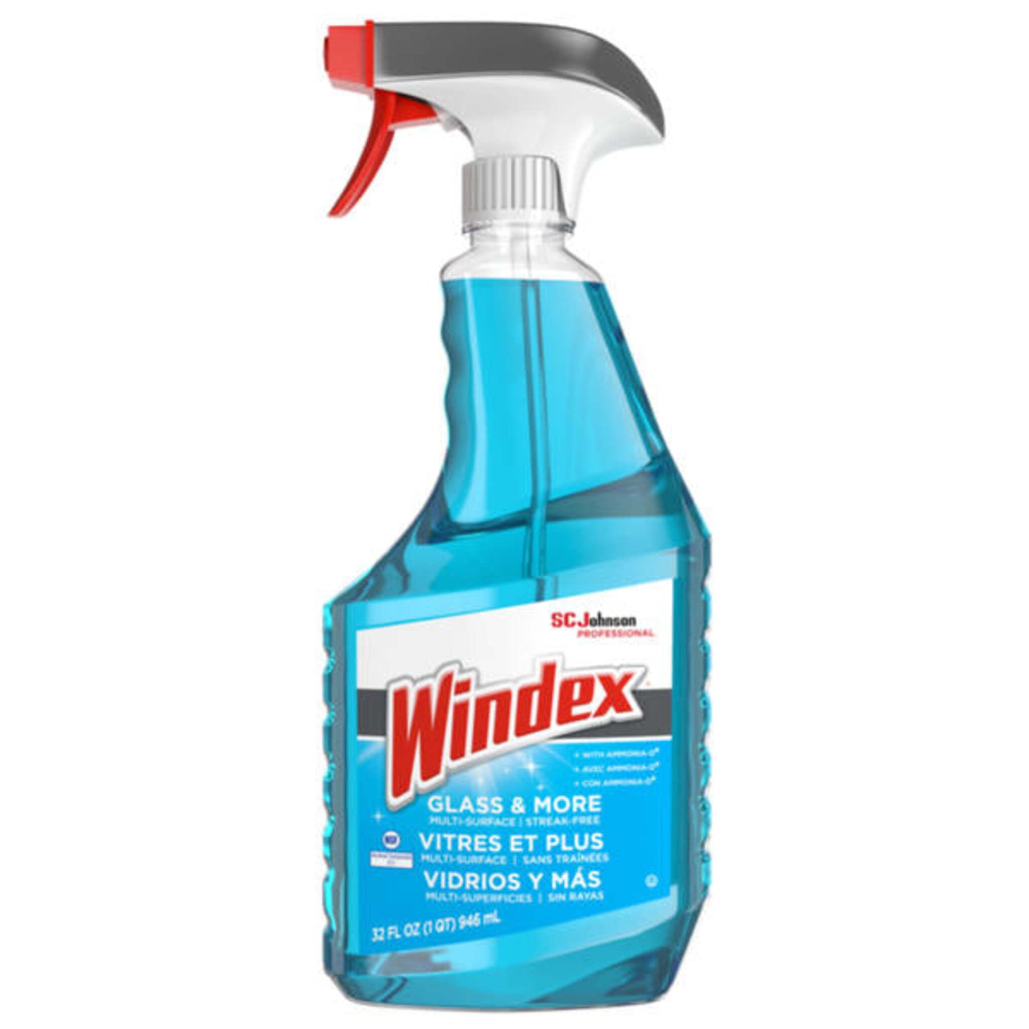 Windex Glass & More Multi-Surface Cleaner - 32 oz Bottle - Case of 8