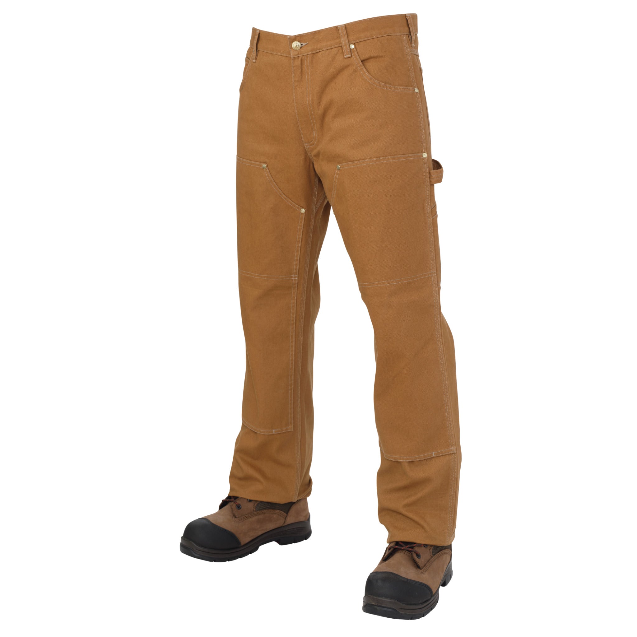 Tough Duck Men's Work Pants WP03, 12 oz Cotton Duck, Double Front, 6 Pockets, Reinforced Construction, Durable, Reliable Workwear | Limited Size