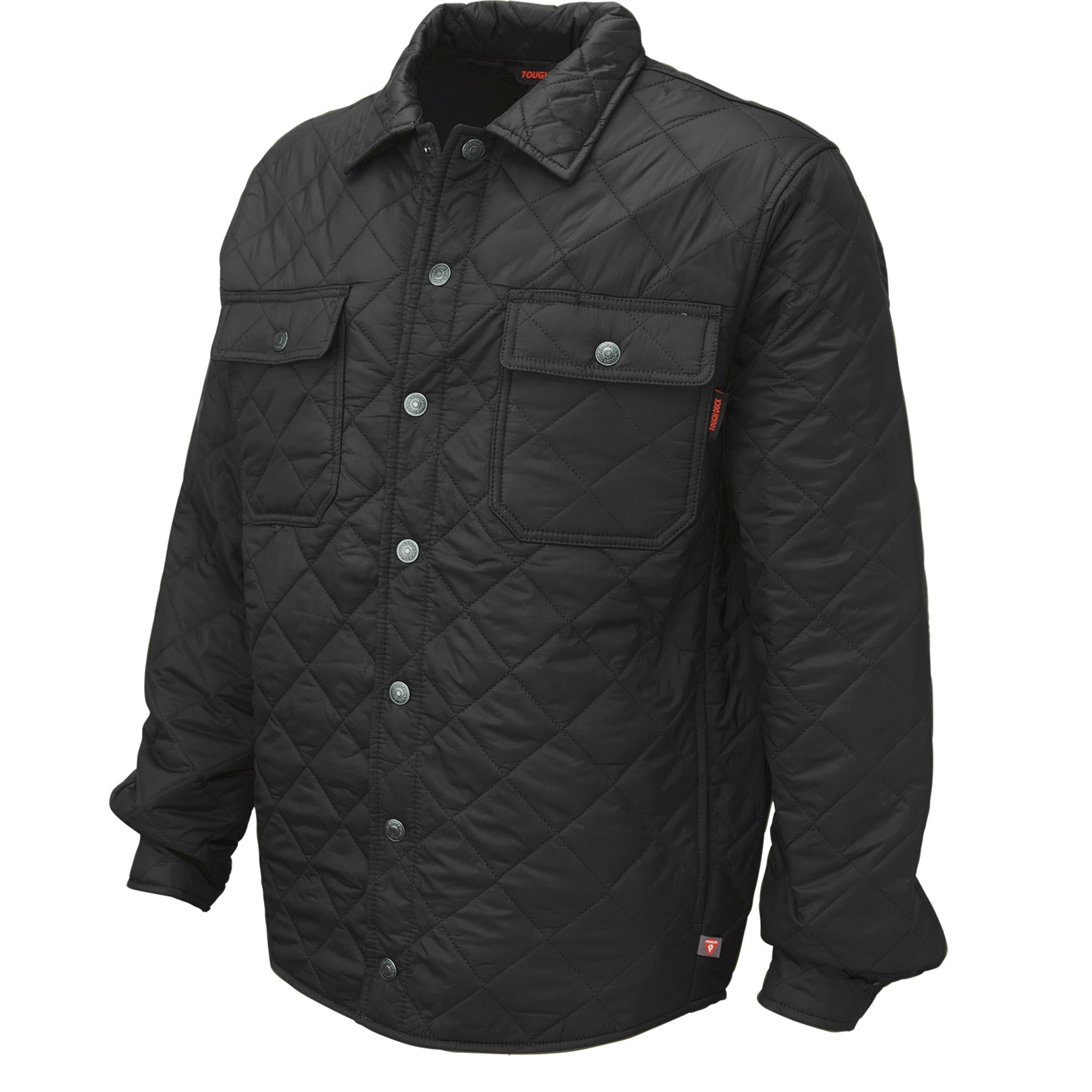 Tough Duck WS14 Men's Freezer Work Shirt - Nylon Shell, PrimaLoft® Insulation, Snap Front, Adjustable Cuffs, Water-Repellent, Warm, Durable, Eco-Friendly | Sizes XS-5XL - Items