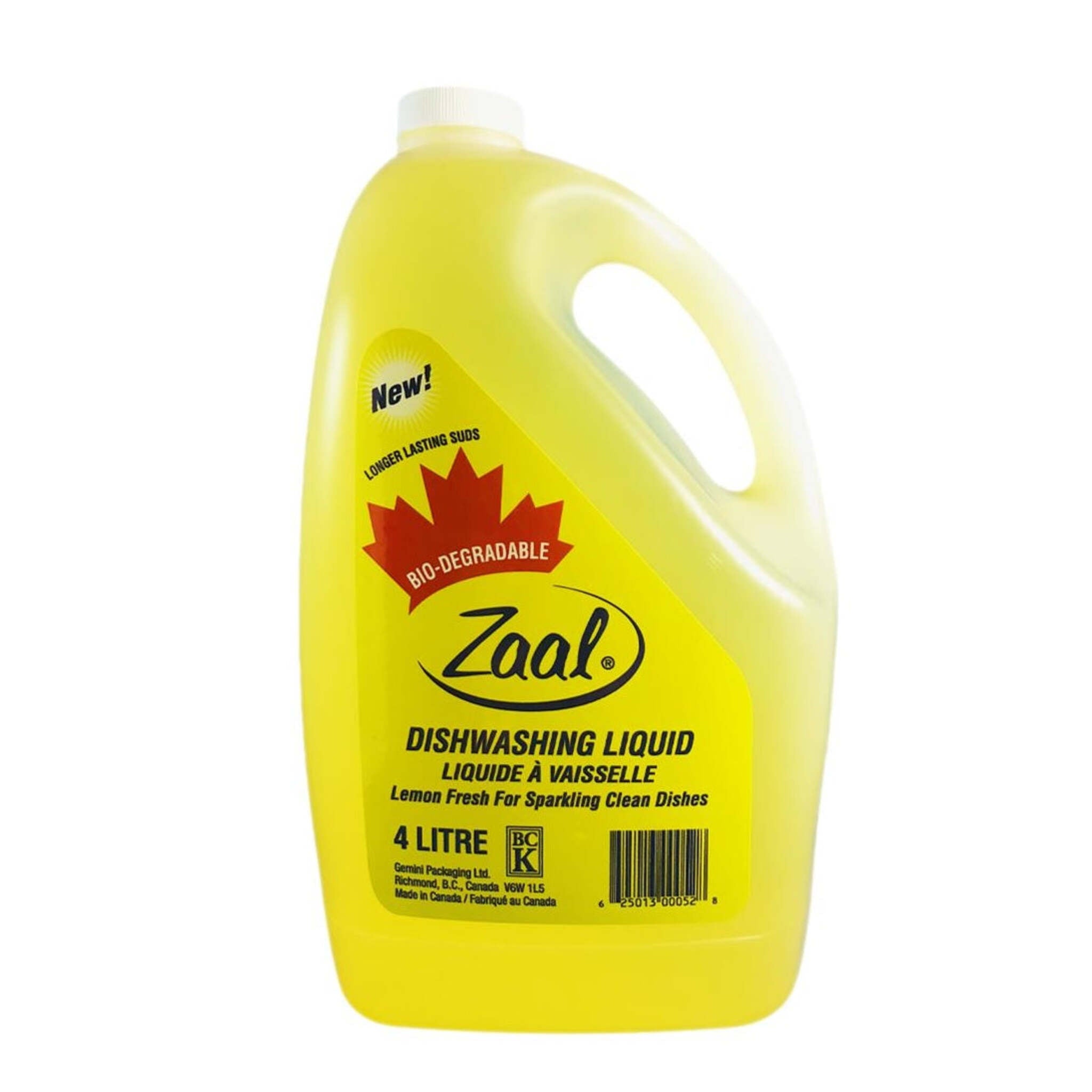 Lemon Fresh Liquid Dish Soap - 4L Jug - Case of 4 Jugs