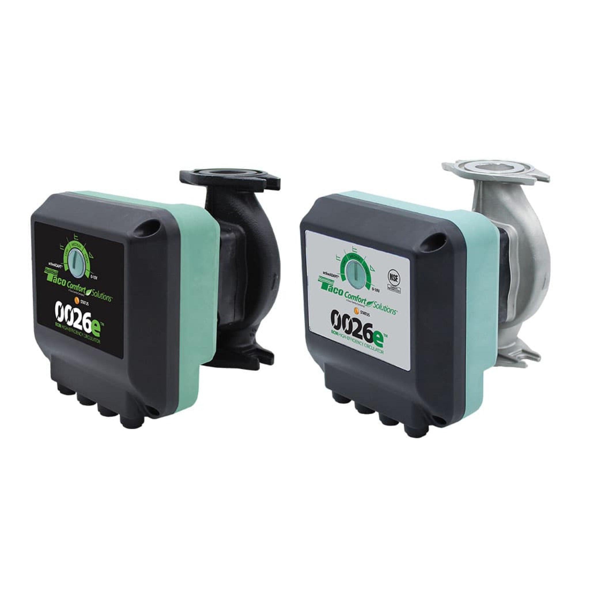 Taco 0026e ECM High-Efficiency Variable Speed Circulator - Ideal for Hydronic Heating, Chilled Water Cooling, and Domestic Hot Water Systems