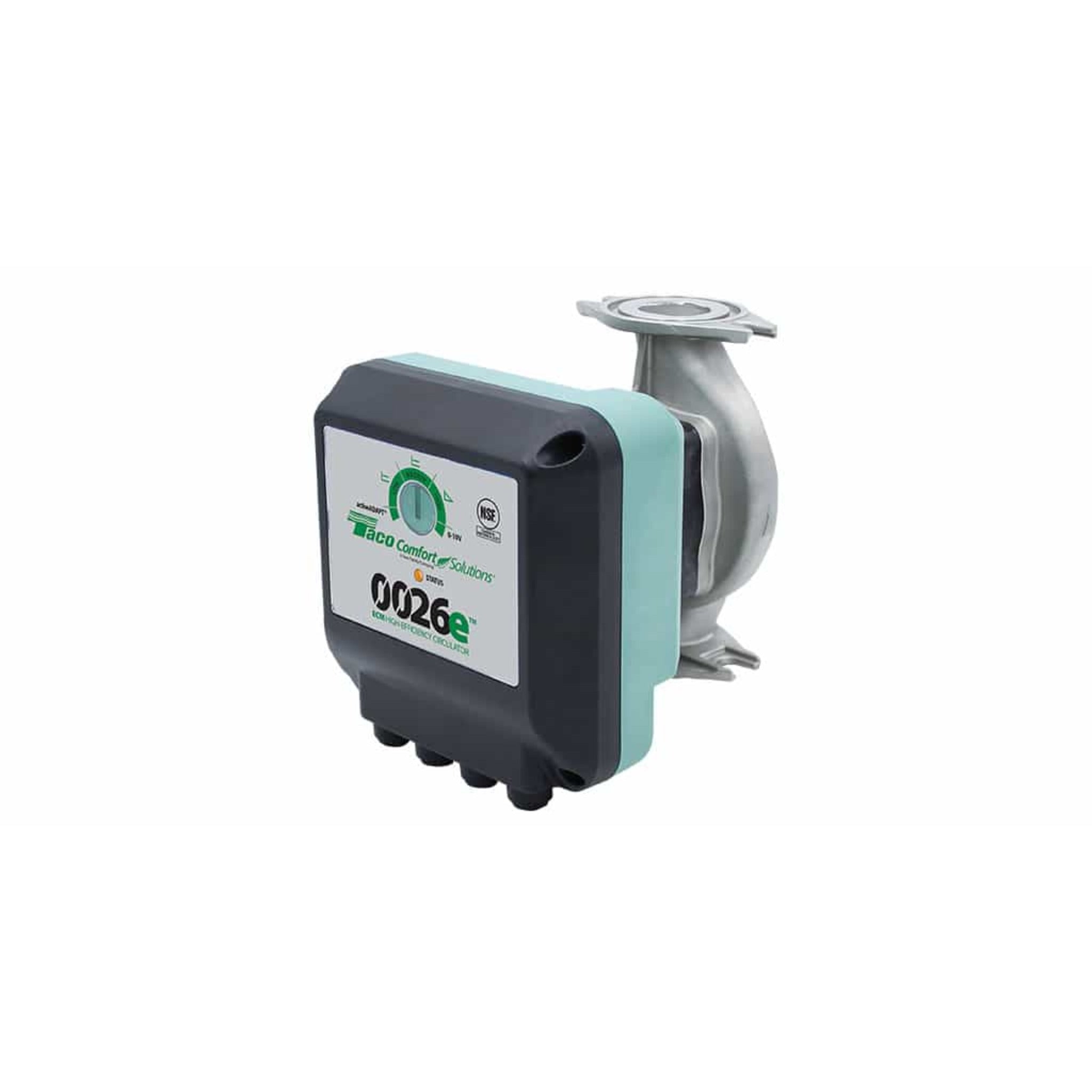 Taco 0026e ECM High-Efficiency Variable Speed Circulator - Ideal for Hydronic Heating, Chilled Water Cooling, and Domestic Hot Water Systems