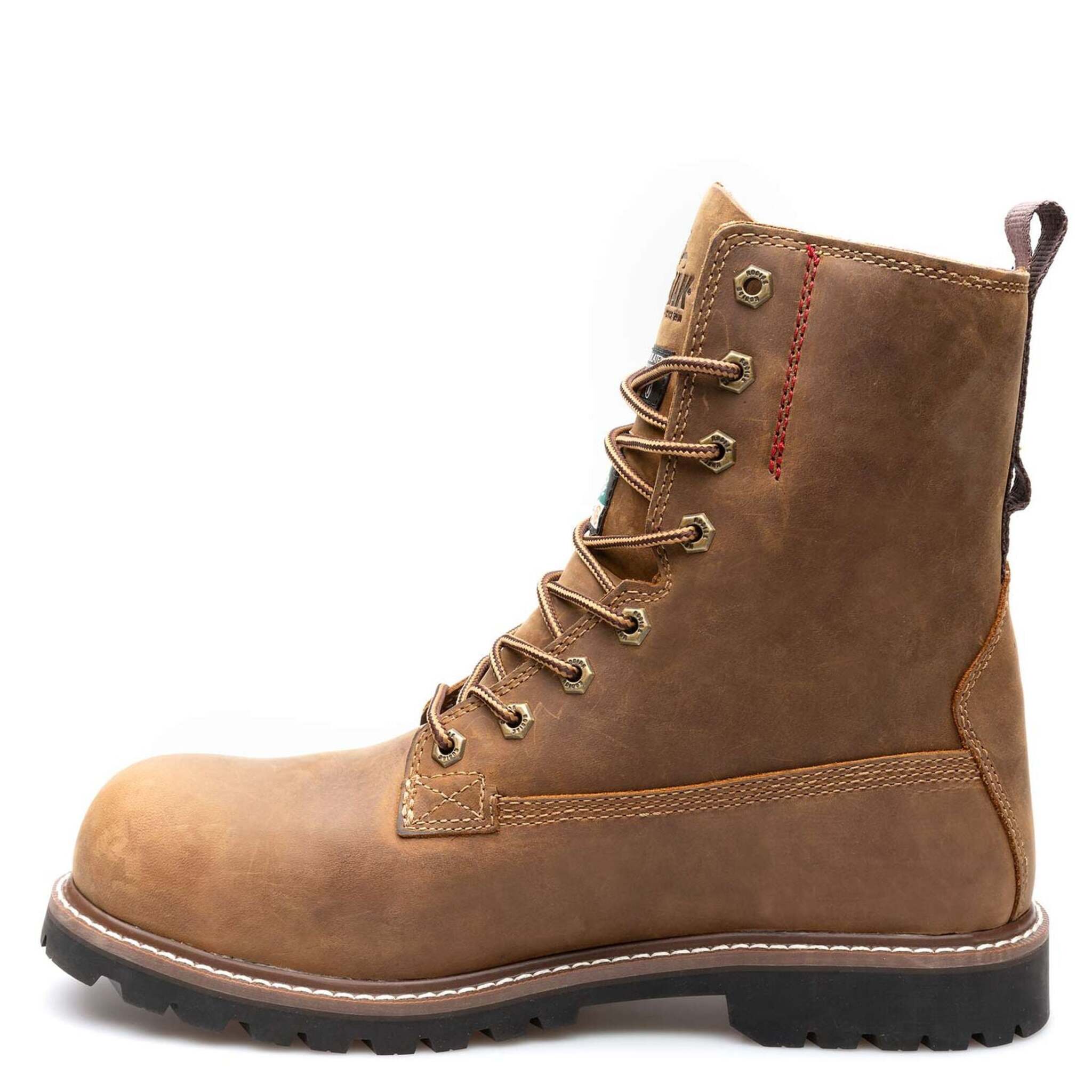 Kodiak McKinney Composite Toe 8" Safety Work Boots | Brown | Sizes 7 - 15 Work Boots - Cleanflow