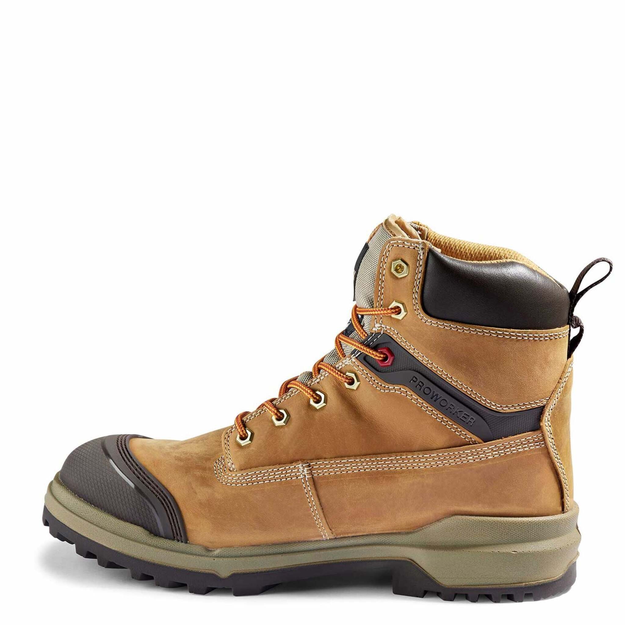 Kodiak Men's 6" Proworker Master Safety Work Boots - Waterproof Full Grain Leather, Composite Toe, Thinsulate Insulation, Slip-Resistant | Sizes 7-13