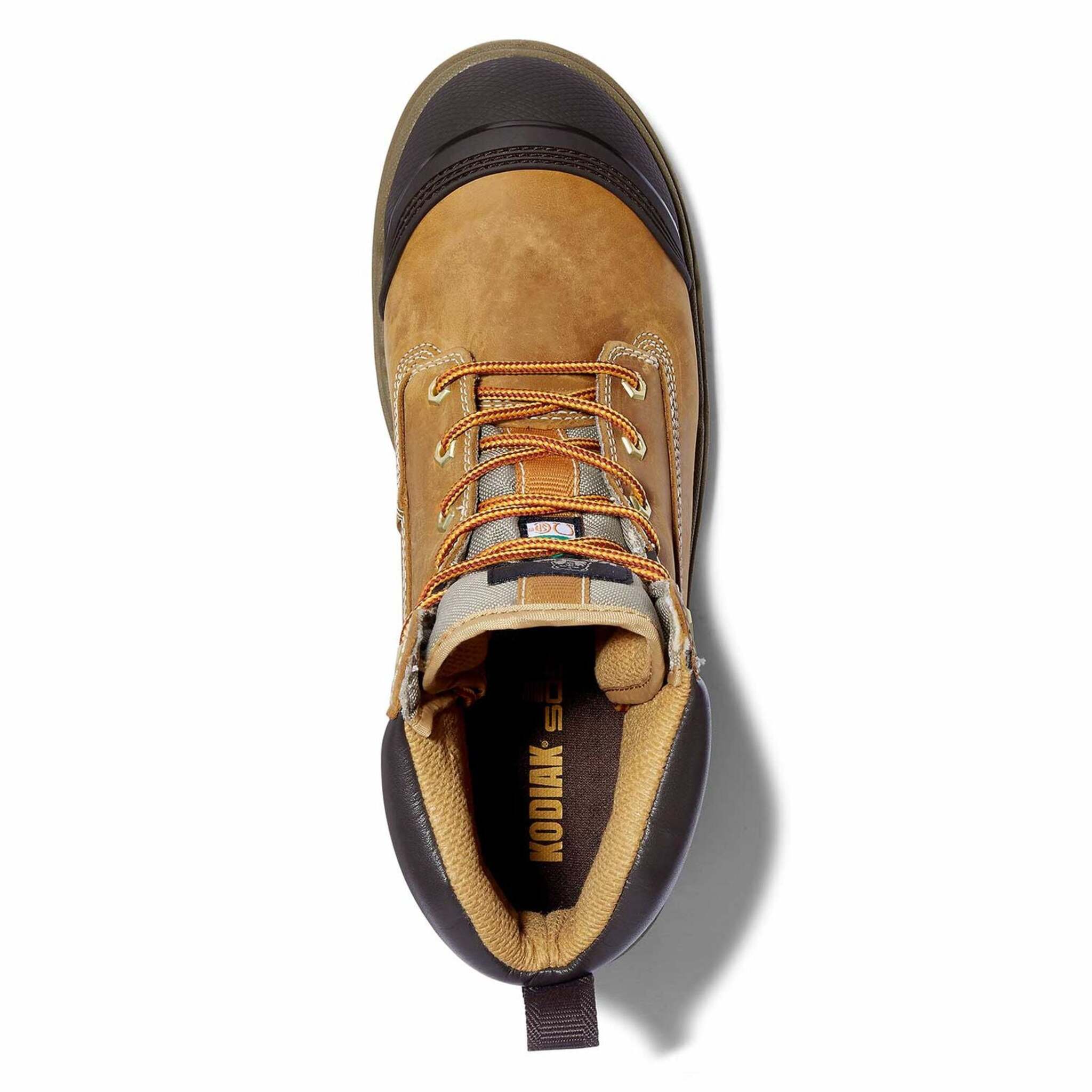 Kodiak Men's 6" Proworker Master Safety Work Boots - Waterproof Full Grain Leather, Composite Toe, Thinsulate Insulation, Slip-Resistant | Sizes 7-13