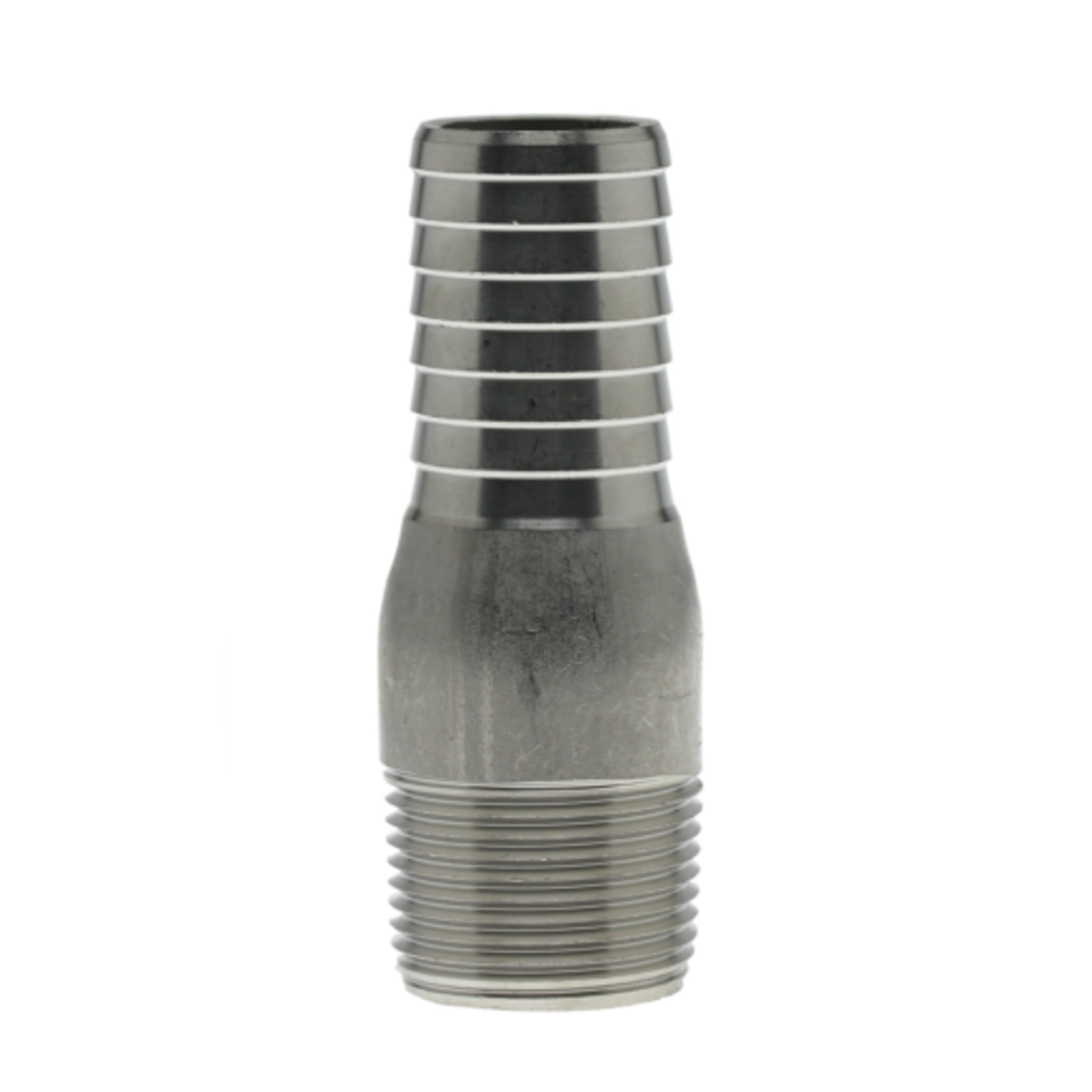 304 Stainless Steel Swaged Male Adapter Insert Fitting - MPT x Insert - 400 PSI Rated for PE Pipes, Reliable, Well Water, Irrigation & Sewage Systems