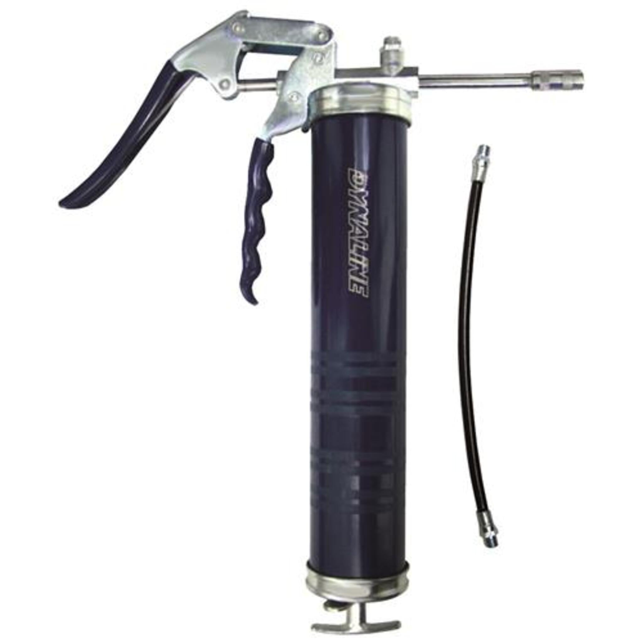 Dynaline Pistol Grip Grease Gun w/ 18" Hose | High-Pressure 7,300 PSI, Durable Aluminum Die Cast, Ergo Design, Versatile Compatibility, Extended Reach