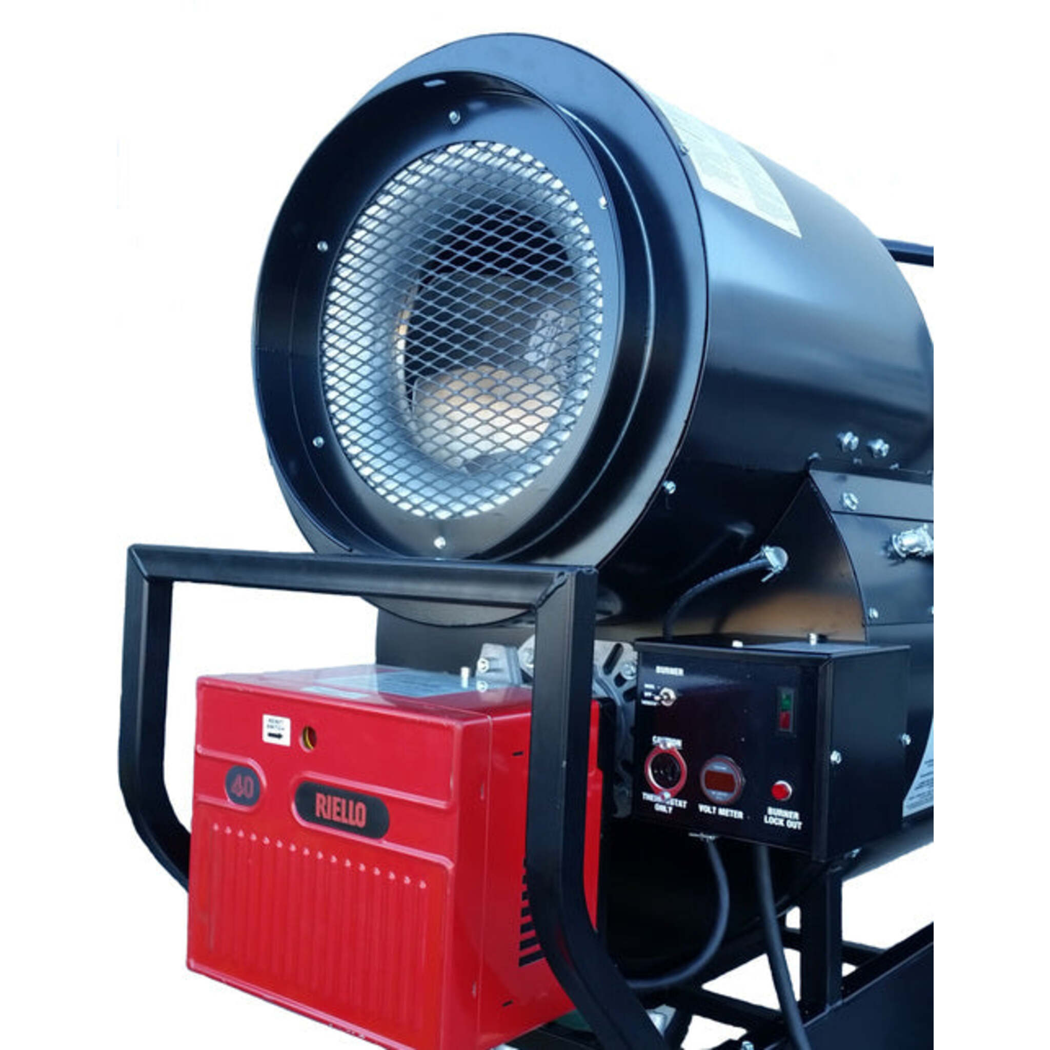 Flagro Propane/Natural Gas Indirect Fired Heater - Recirculating Hood | 390,000 BTU Facility Equipment - Cleanflow