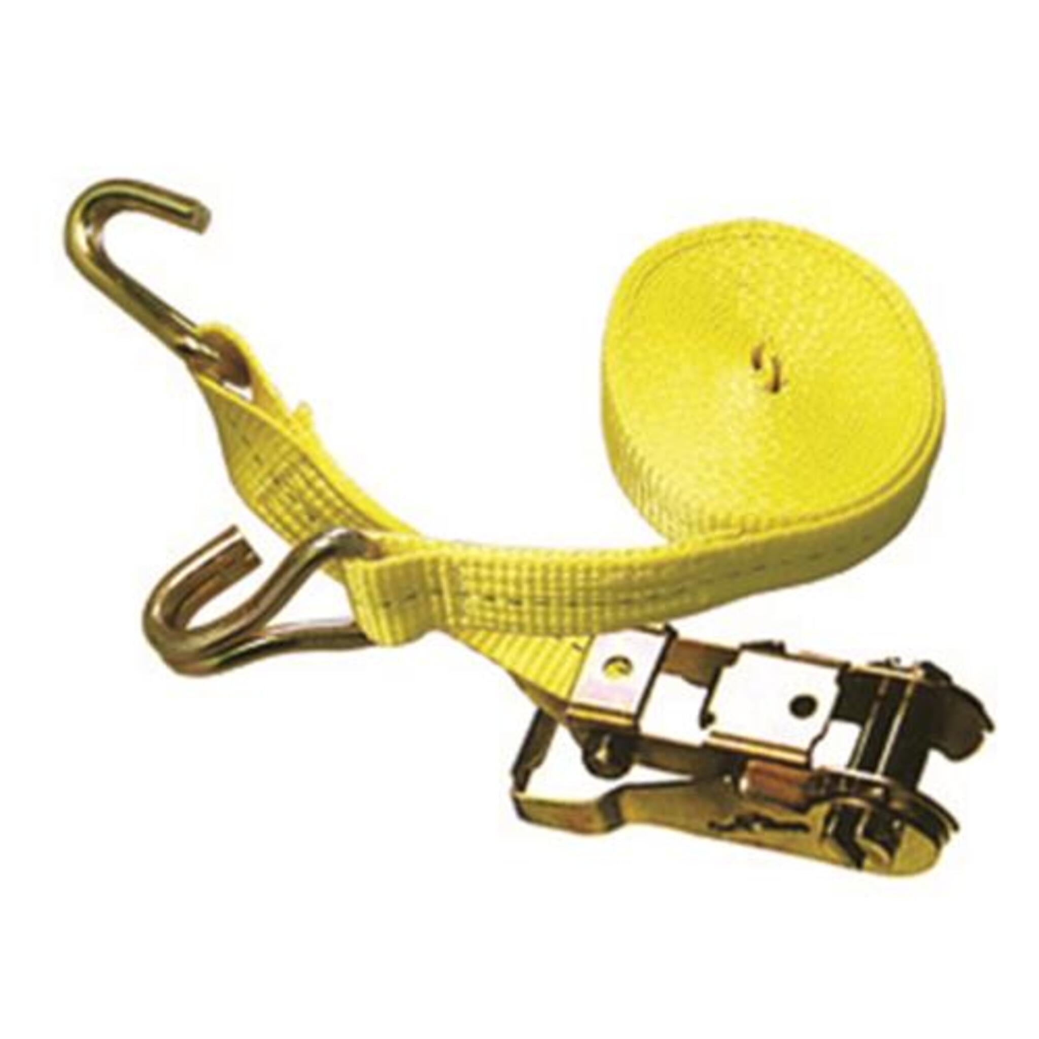 Dynaline Ratchet Strap 1" x 6" J-Hooks 2/pk