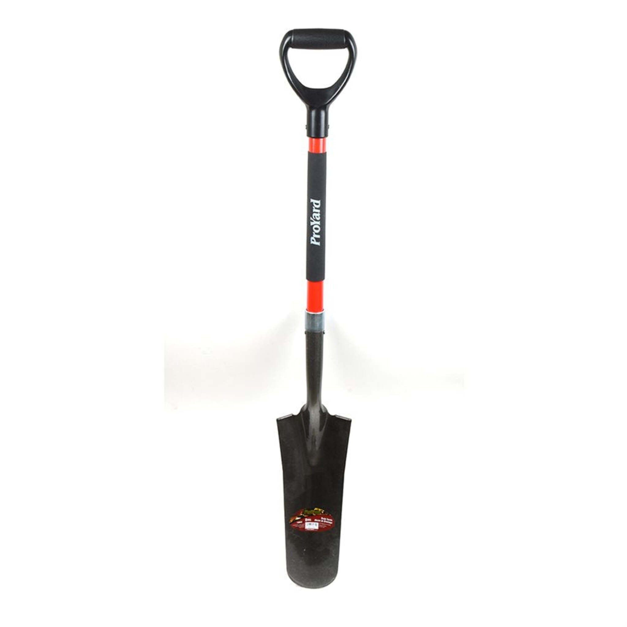 Premium Drain Trenching Spade | D-Grip Fiberglass Handle