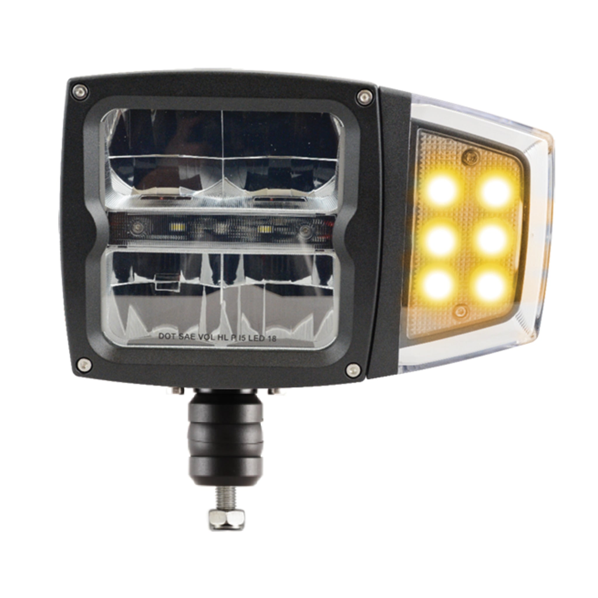 Techspan LED Snow Plow Light with Heated Lens