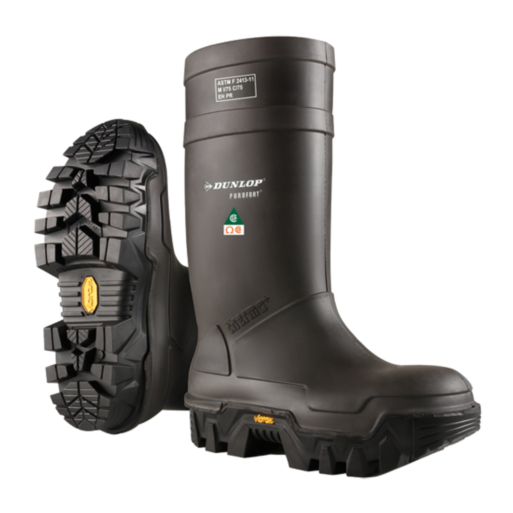 Dunlop Explorer Thermo+ Steel Toe Steel Plate Winter Vibram PU Boots | Sizes 7 - 14 Work Boots - Cleanflow