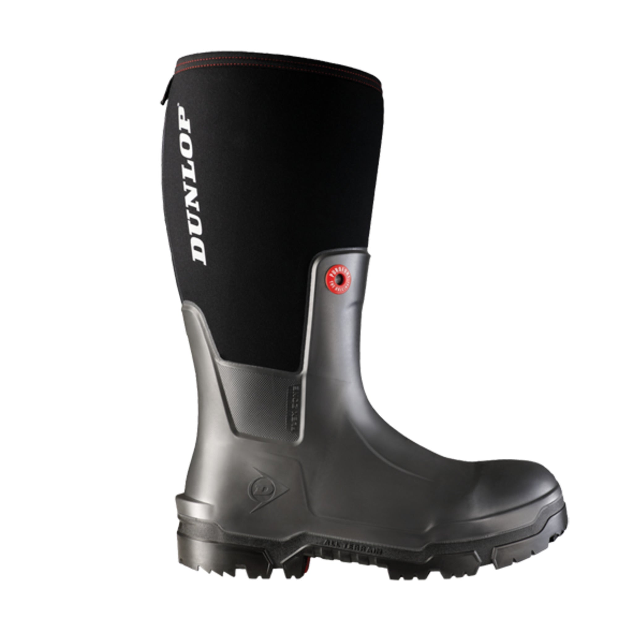 Dunlop Pioneer Plain Toe Snugboot Work Boots - Cleanflow