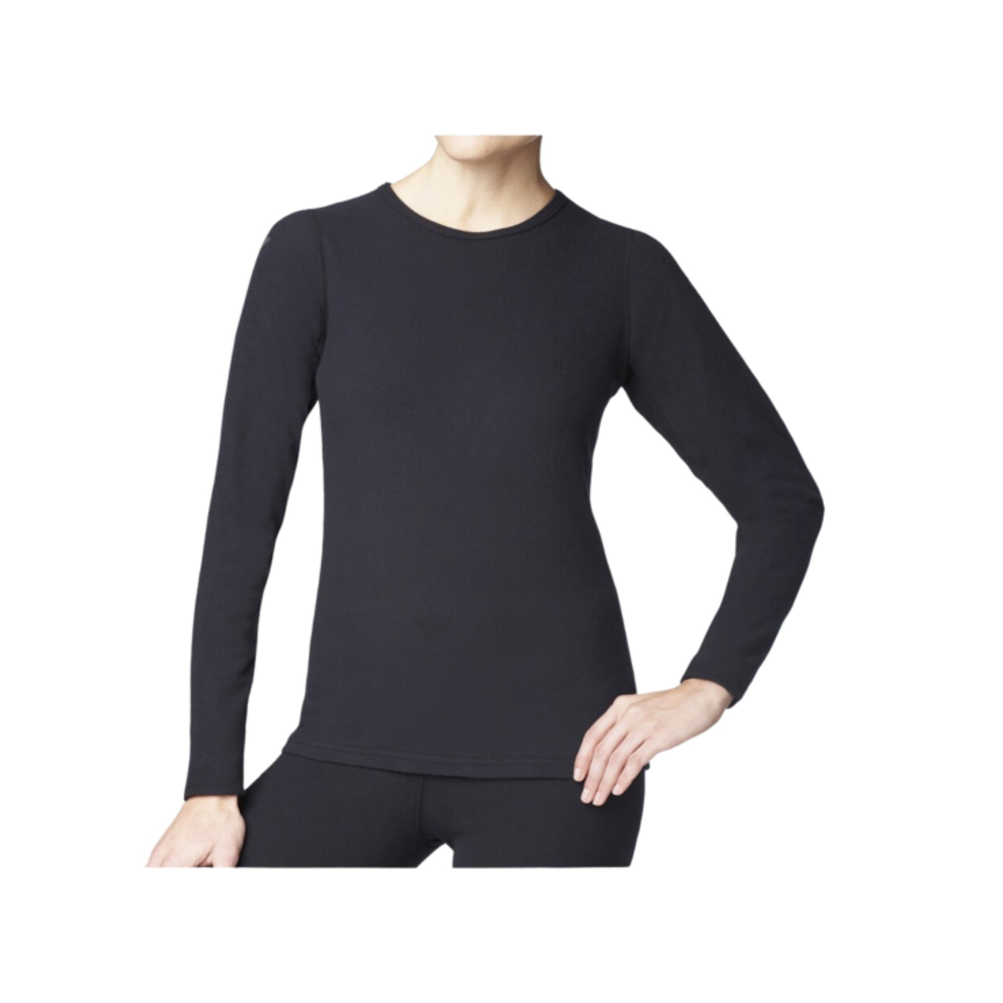 Stanfield's 8333 Women's Merino Wool Base Layer Long Sleeve Shirt | Black | Sizes S - XL Work Wear - Cleanflow