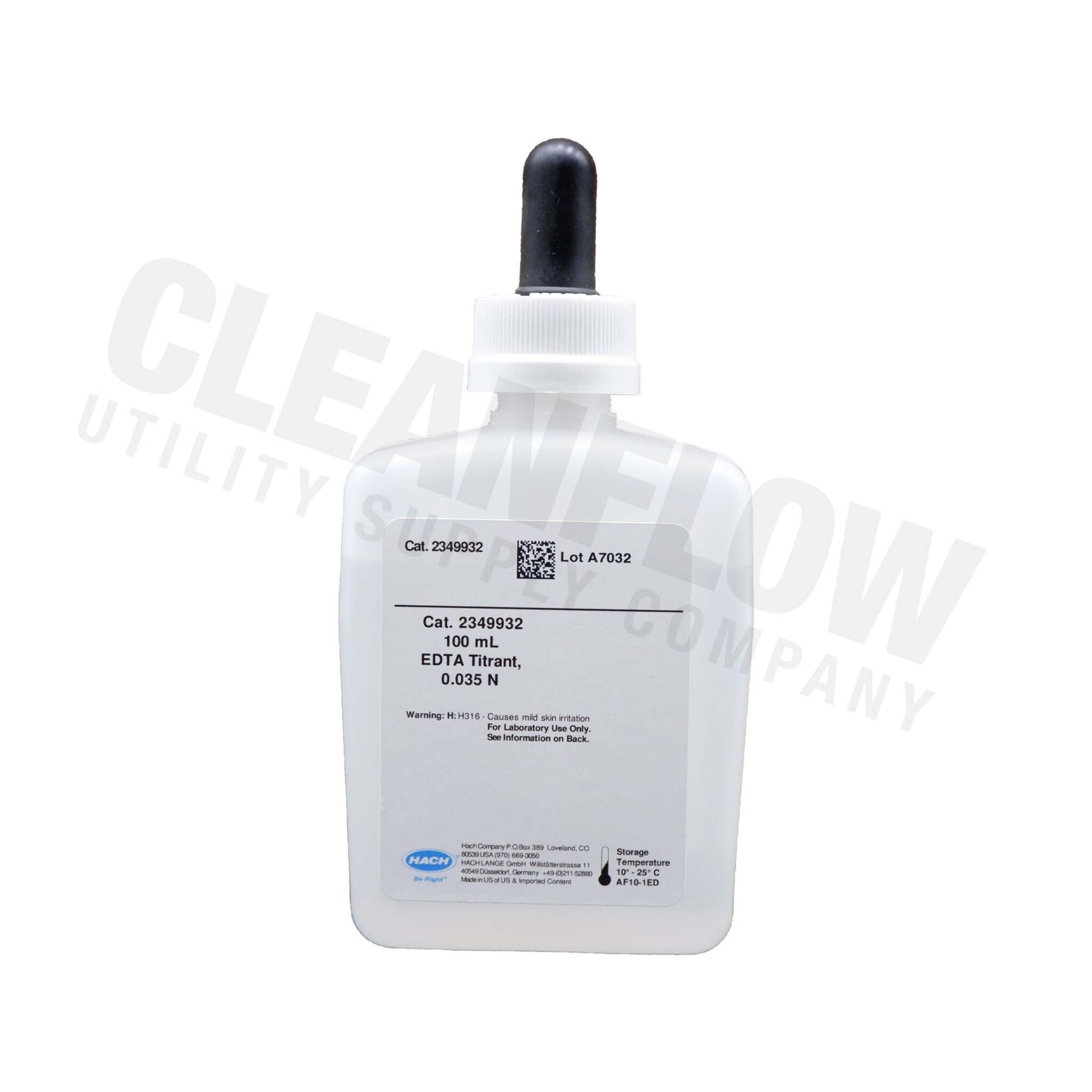 Hach EDTA Titrant Standard Solution, 0.035N - 100 mL MDB