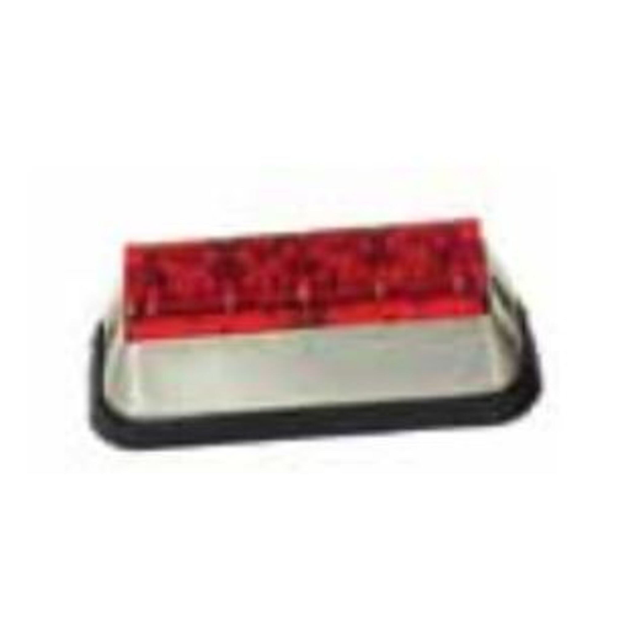 Techspan Red Rectangular LED Warning Light (Strobe Pattern)