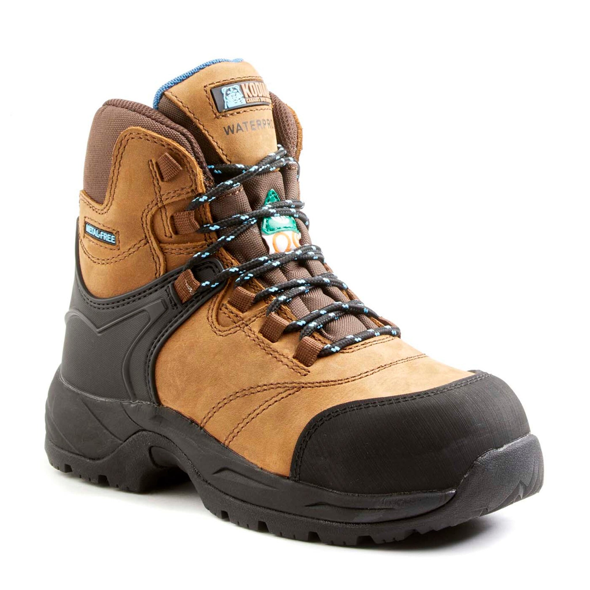 Kodiak Journey Women's Composite Toe 6" Hiker Safety Work Boots | Brown | Sizes 6 - 11 Work Boots - Cleanflow