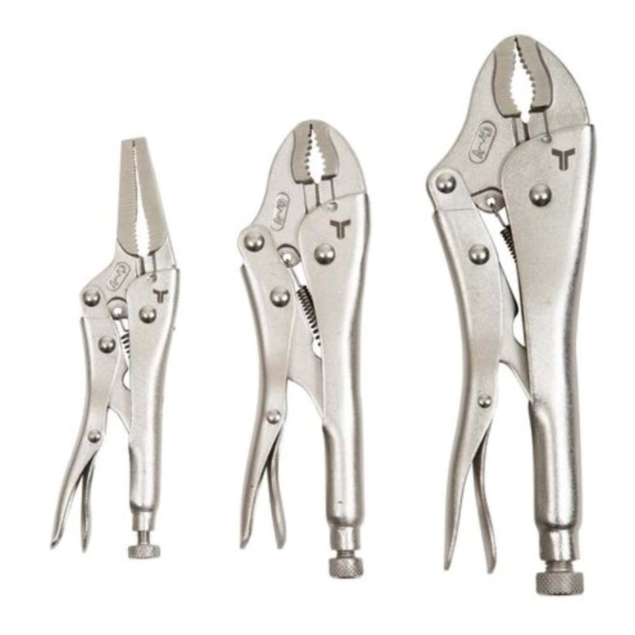 ToolTech Locking Grip Plier Set - 3 Piece