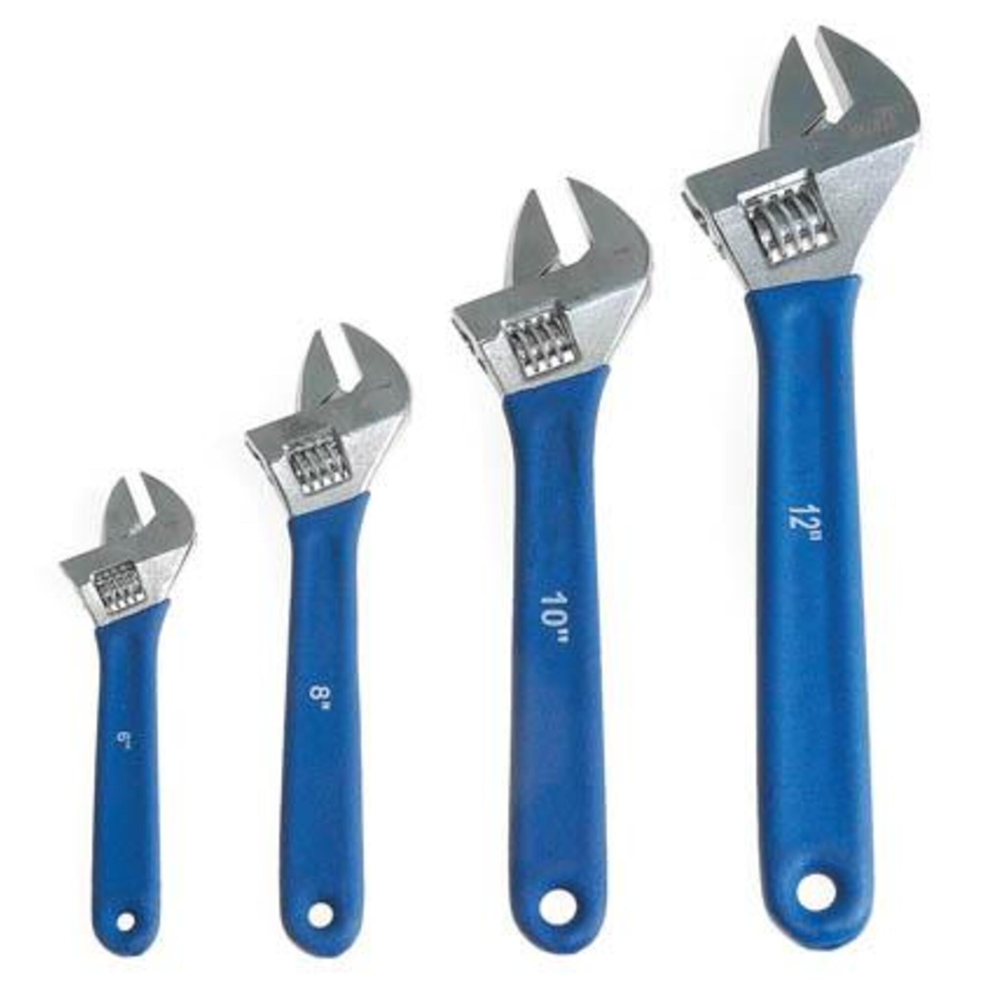 4 Piece Adjustable Wrench Set Mechanic Tools - Cleanflow