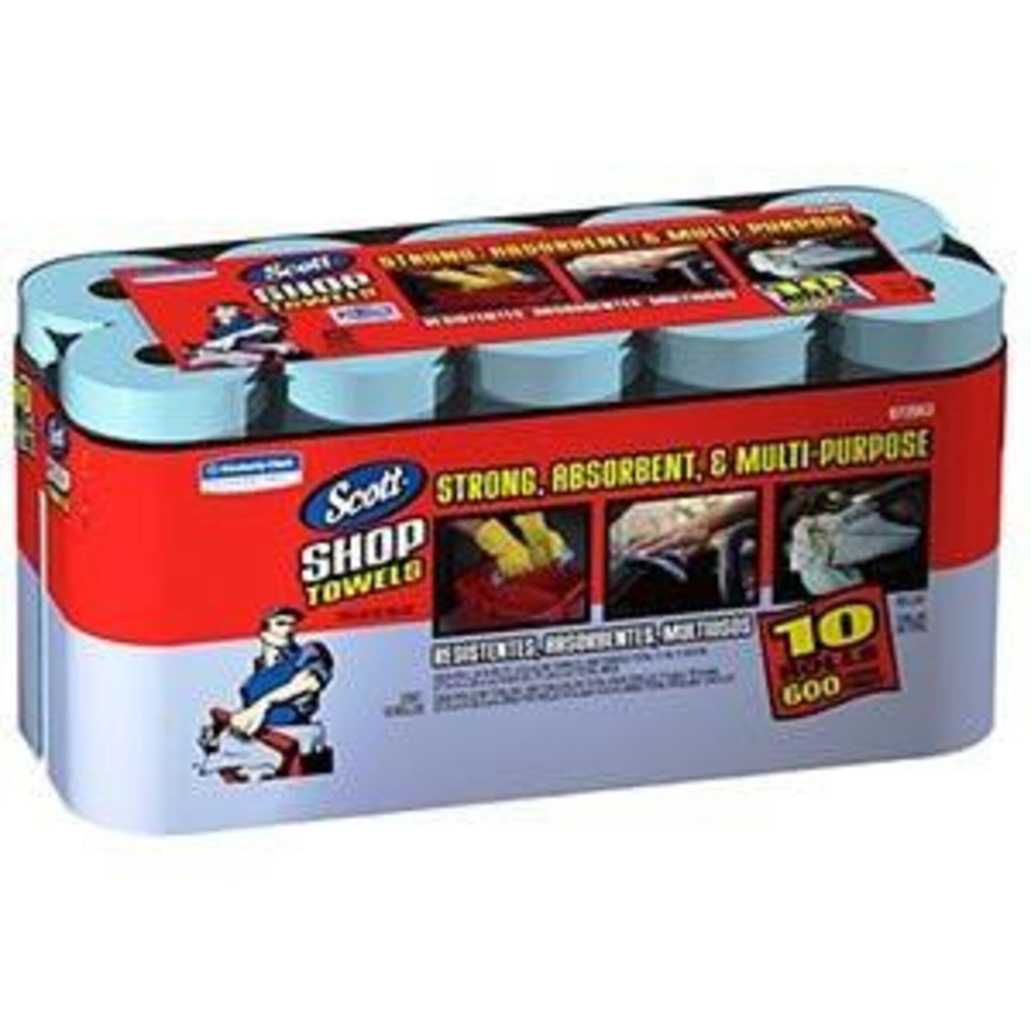 Scott Shop Towels | Package with 10 Rolls Janitorial Supplies - Cleanflow