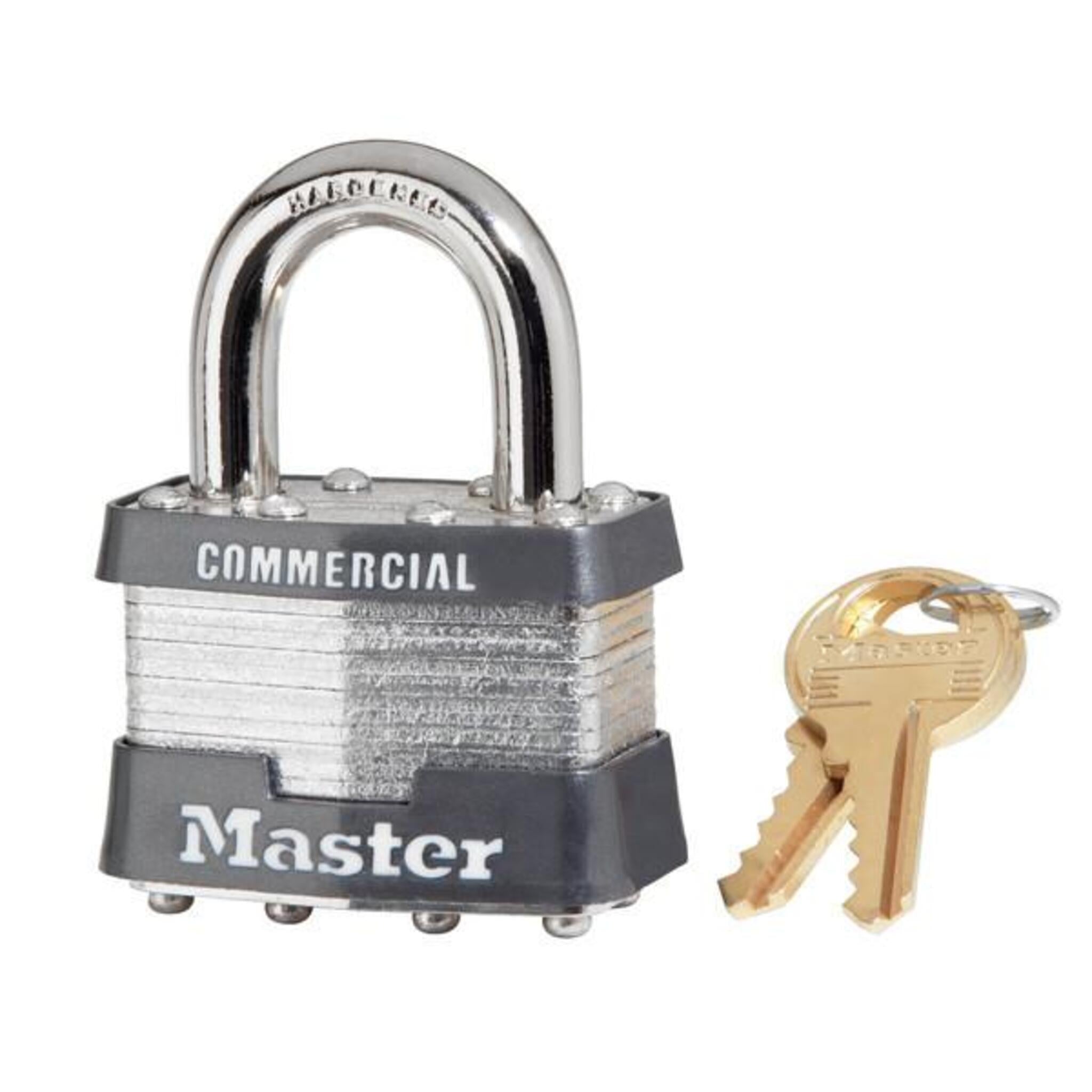 MasterLock Commercial Grade Laminated Steel Padlock, Keyed Alike Facility Safety - Cleanflow