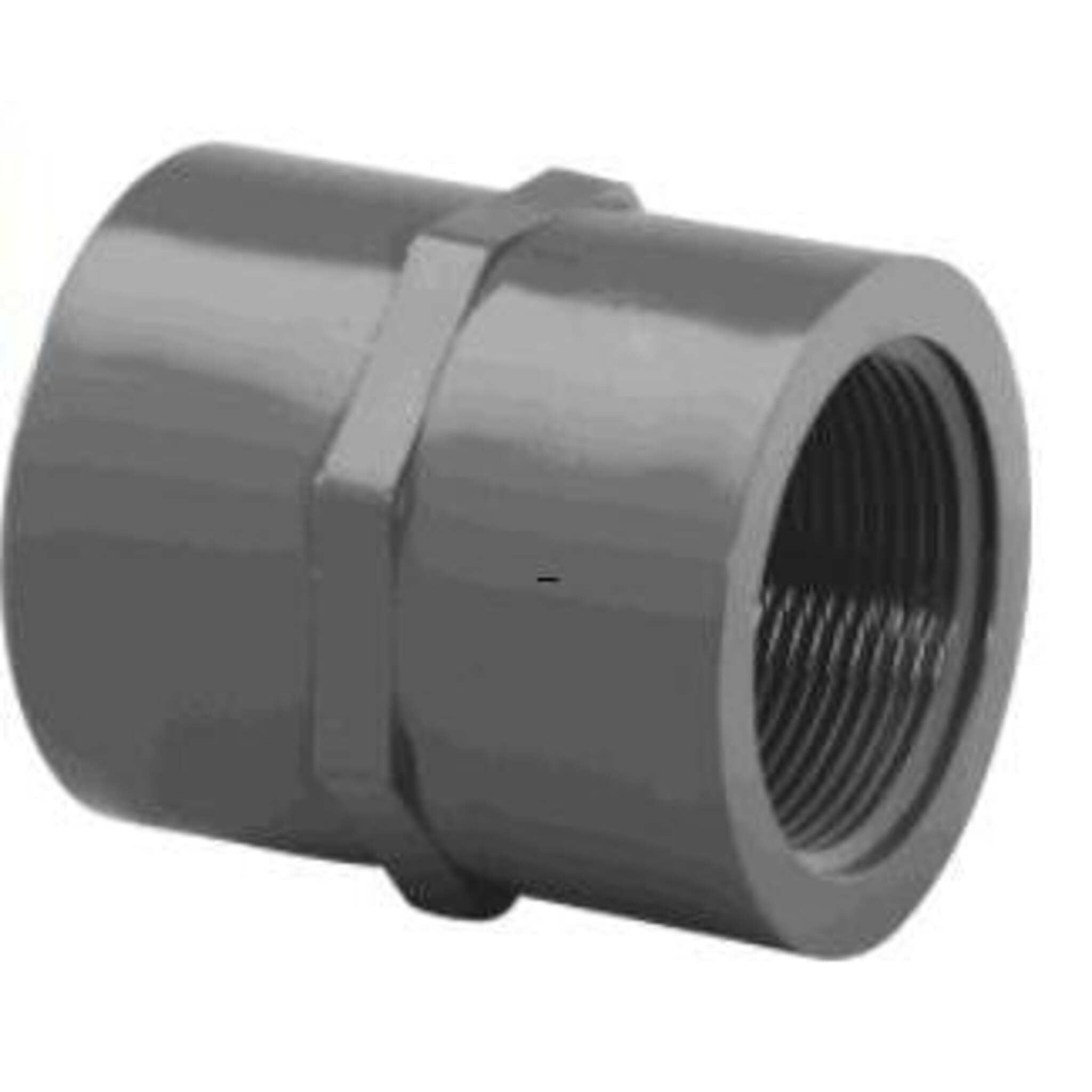 Lasco 1/2" to 3" Schedule 80 PVC Socket x FPT Adapter Couplings Fittings and Valves - Cleanflow