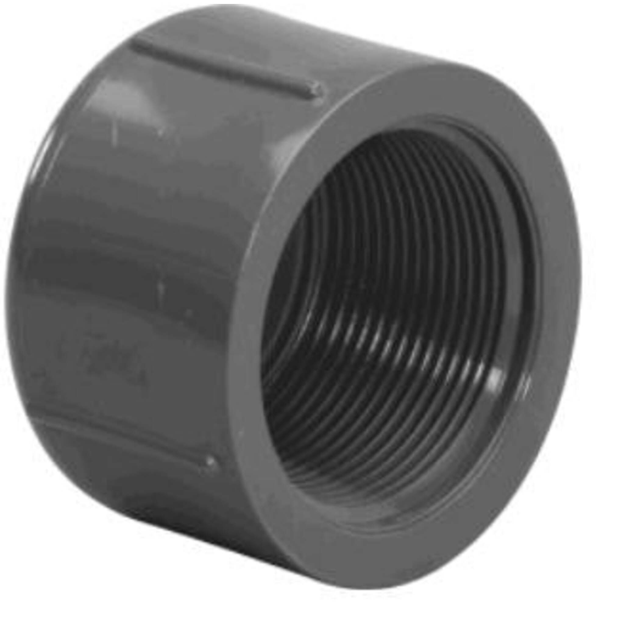 Lasco 1/2" to 4" Schedule 80 PVC Threaded Pipe Caps Fittings and Valves - Cleanflow