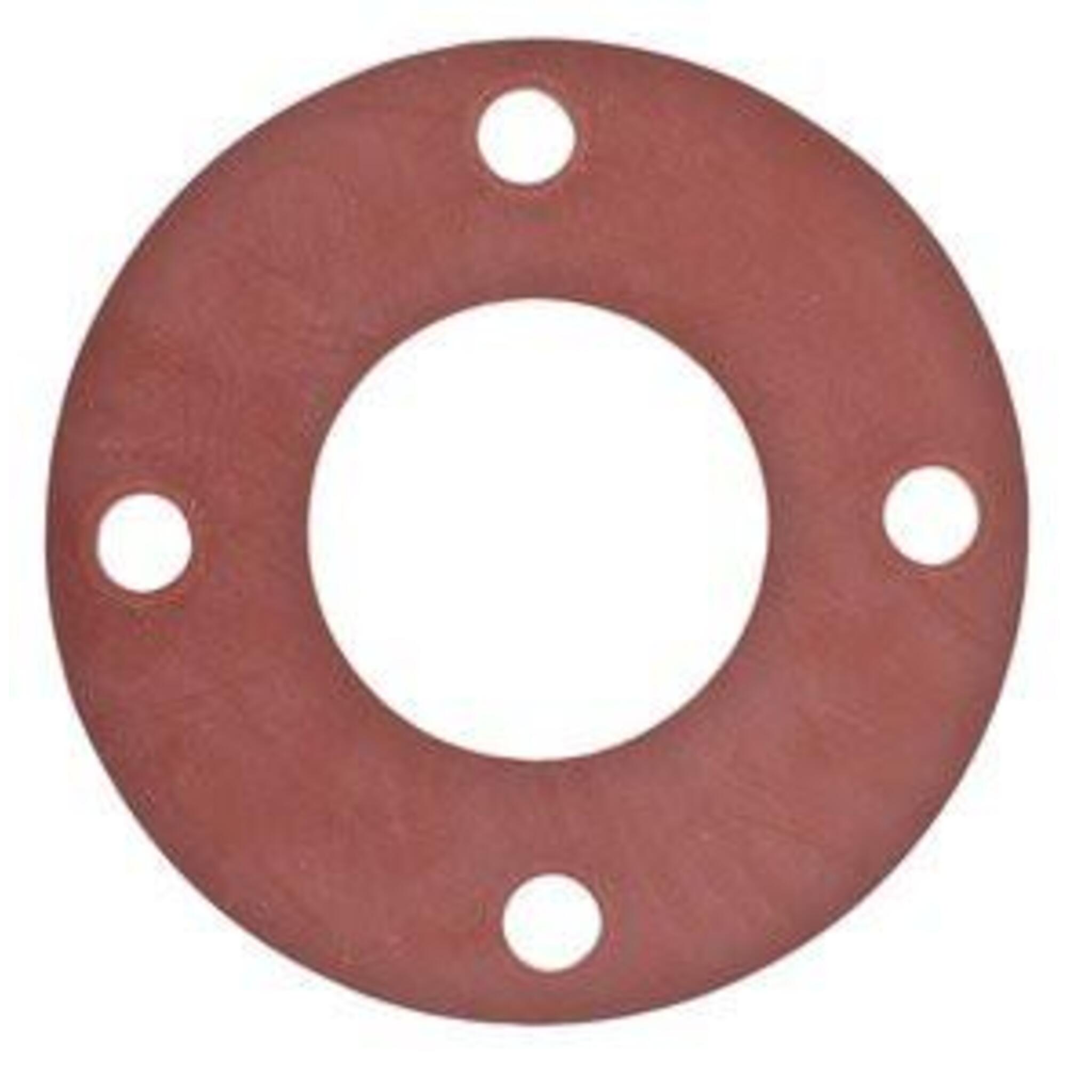 Full Face Red Rubber Pipe Flange Gaskets Fittings and Valves - Cleanflow