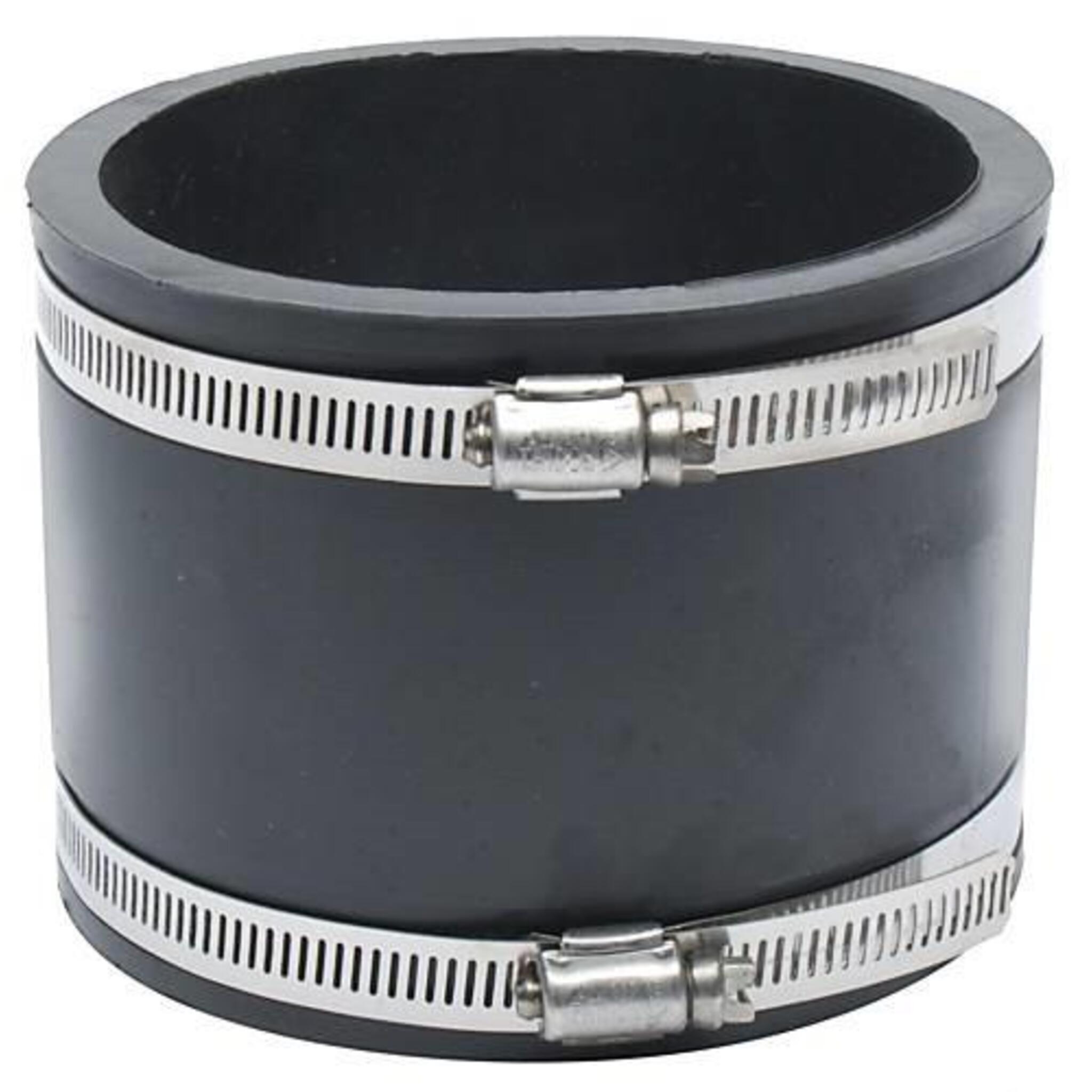 Flexible Connector Sewer Pipe Couplings for 1-1/4" to 10" Pipes Fittings and Valves - Cleanflow