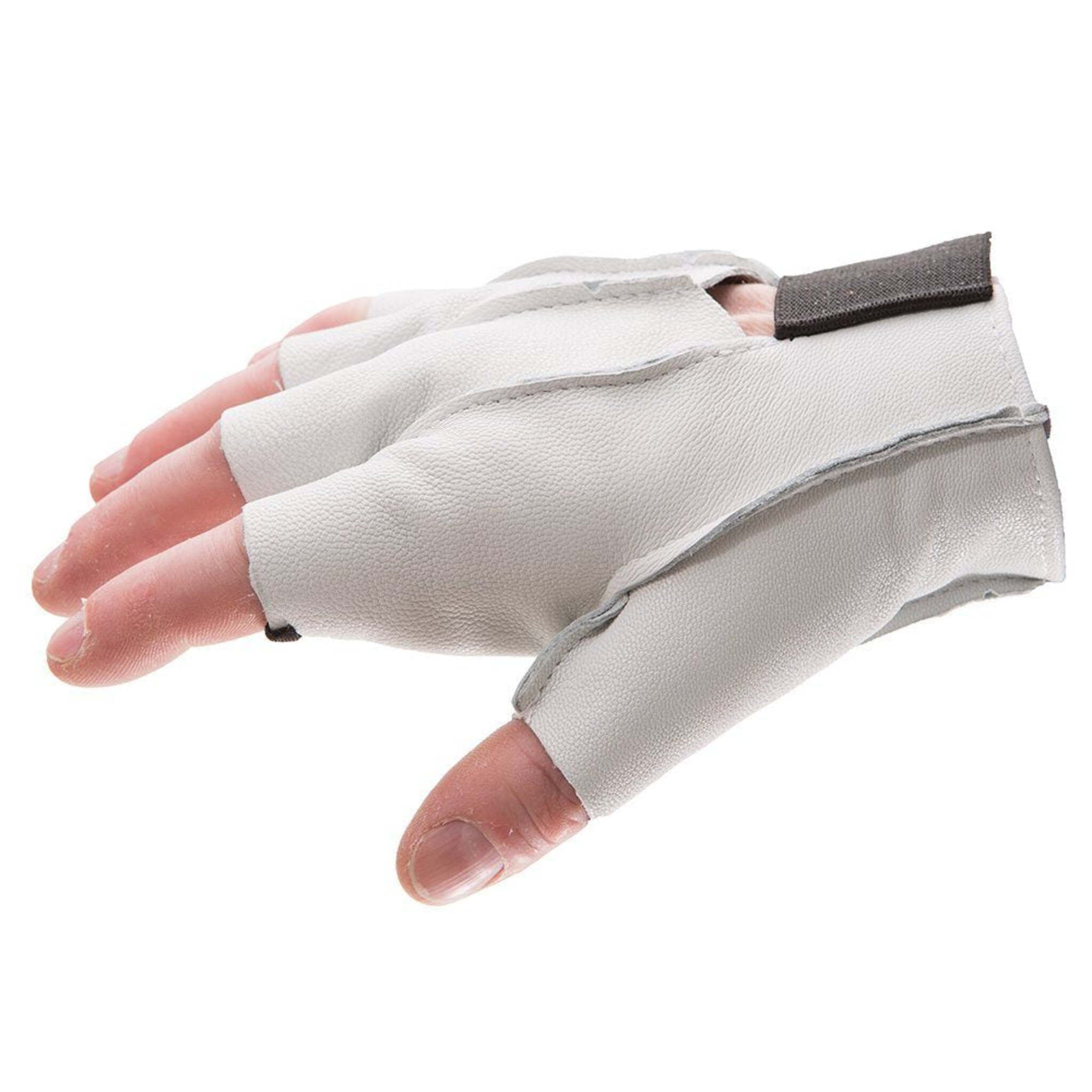 Impacto 460-30 Anti-Impact Pearl Leather Series Half Finger Construction Glove with VEP Impact Protection Ergonomics - Cleanflow