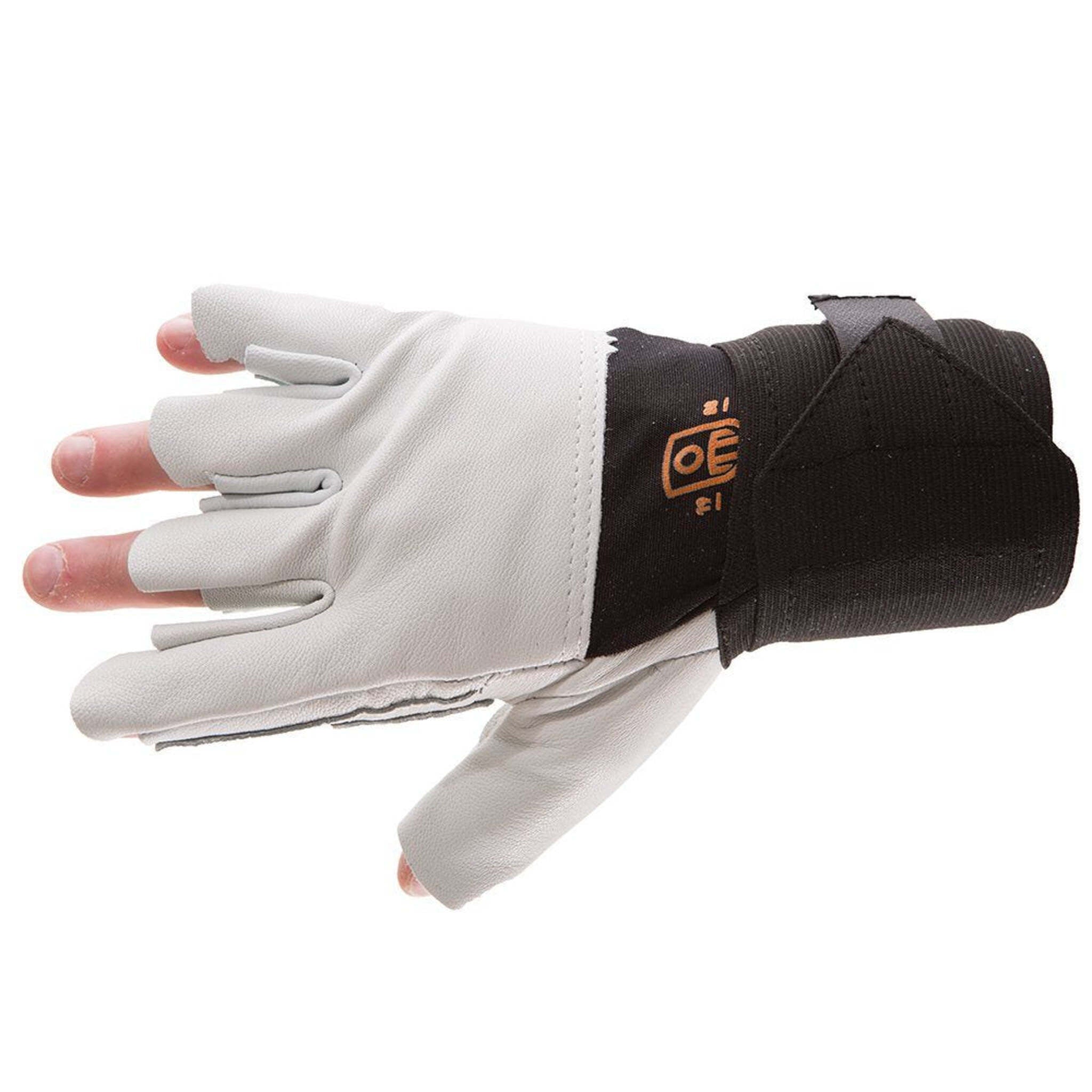 Impacto 479-31 Pearl Leather Series Trigger Glove w/ Wrist Support (For Power Tool Users) Ergonomics - Cleanflow