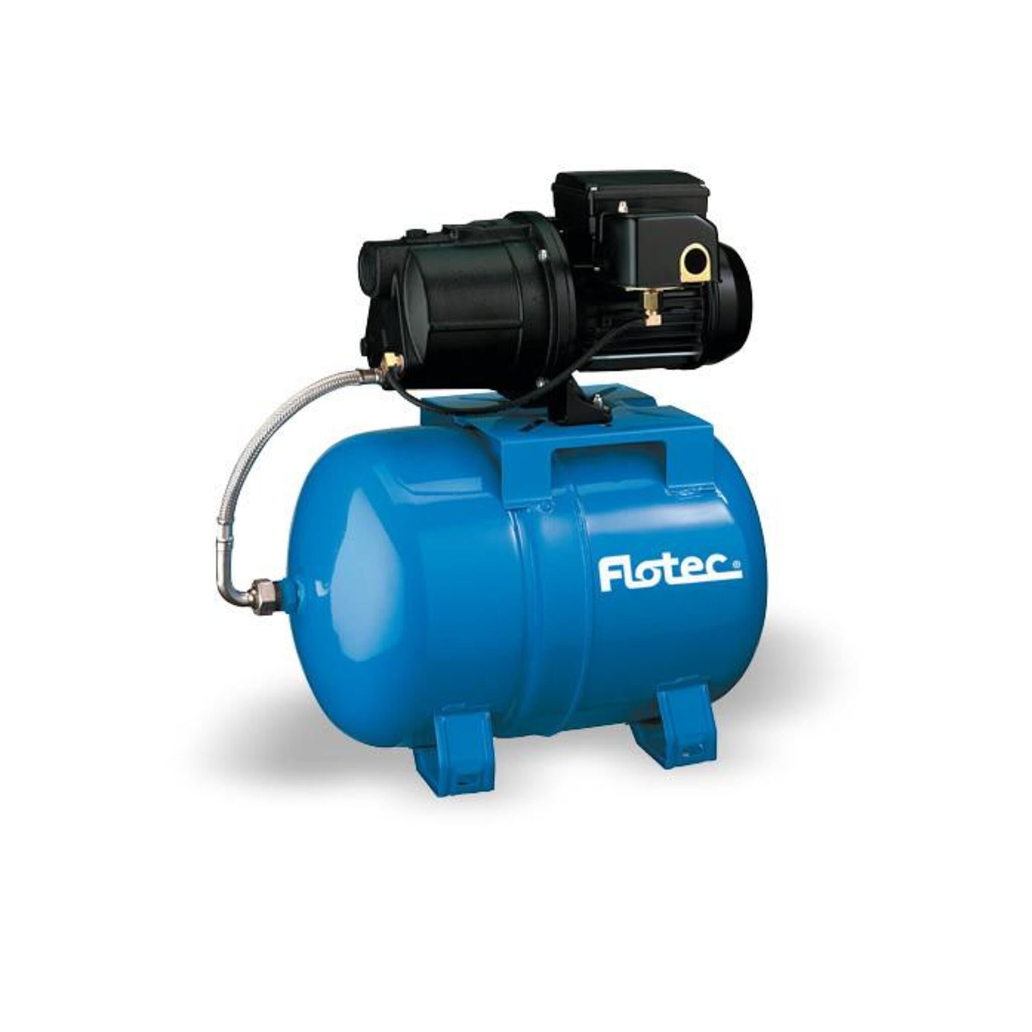 Flotec 1/2 HP Cast Iron Shallow Well Jet Pump/Tank Water System | 5.6 GPM Well Pumps and Pressure Tanks - Cleanflow