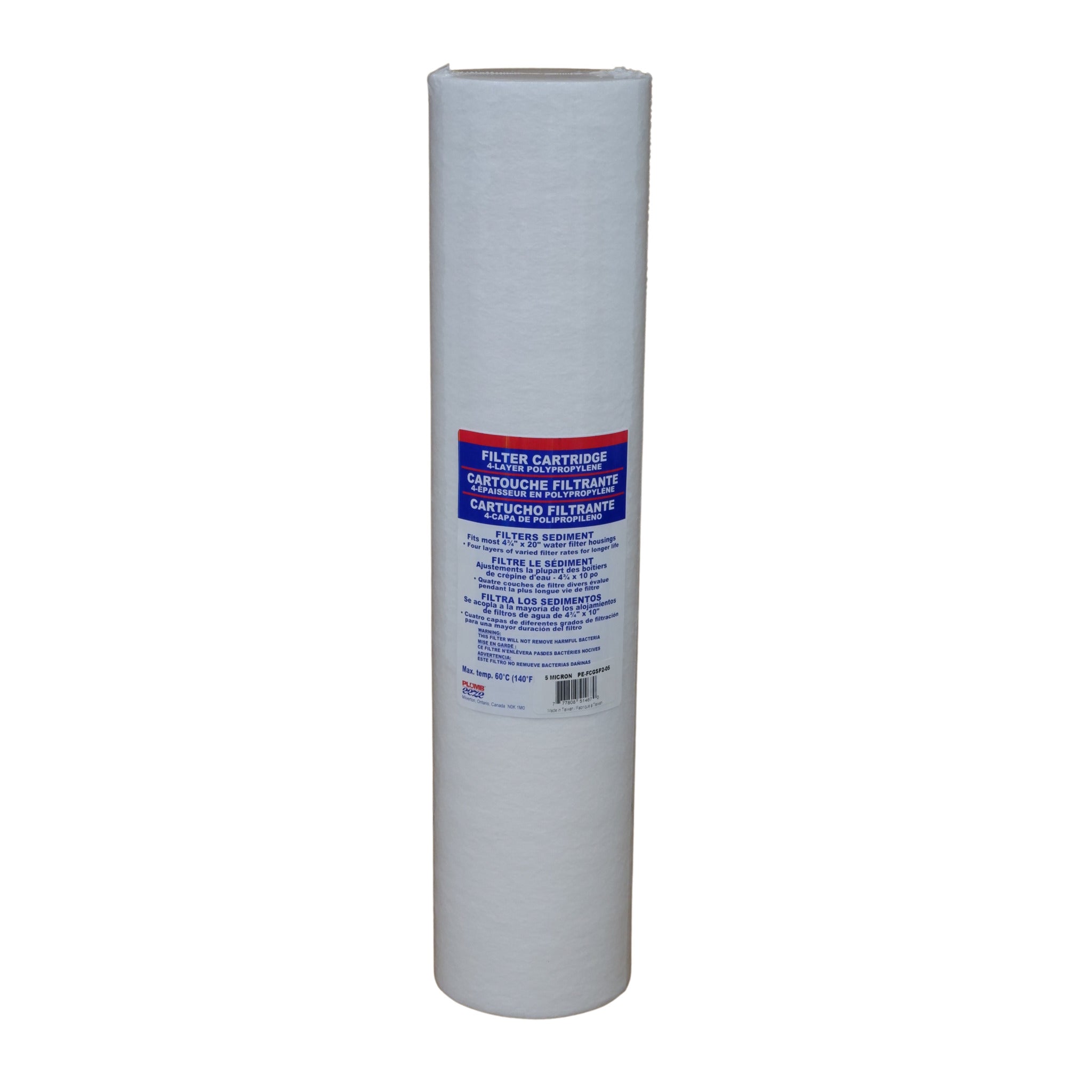 String Wound Sediment Water Filter Cartridges 10x4.5 5 Micron 20 Pack String Wound Sediment Water Filter Cartridges 10x4.5 5 Micron 20 Pack