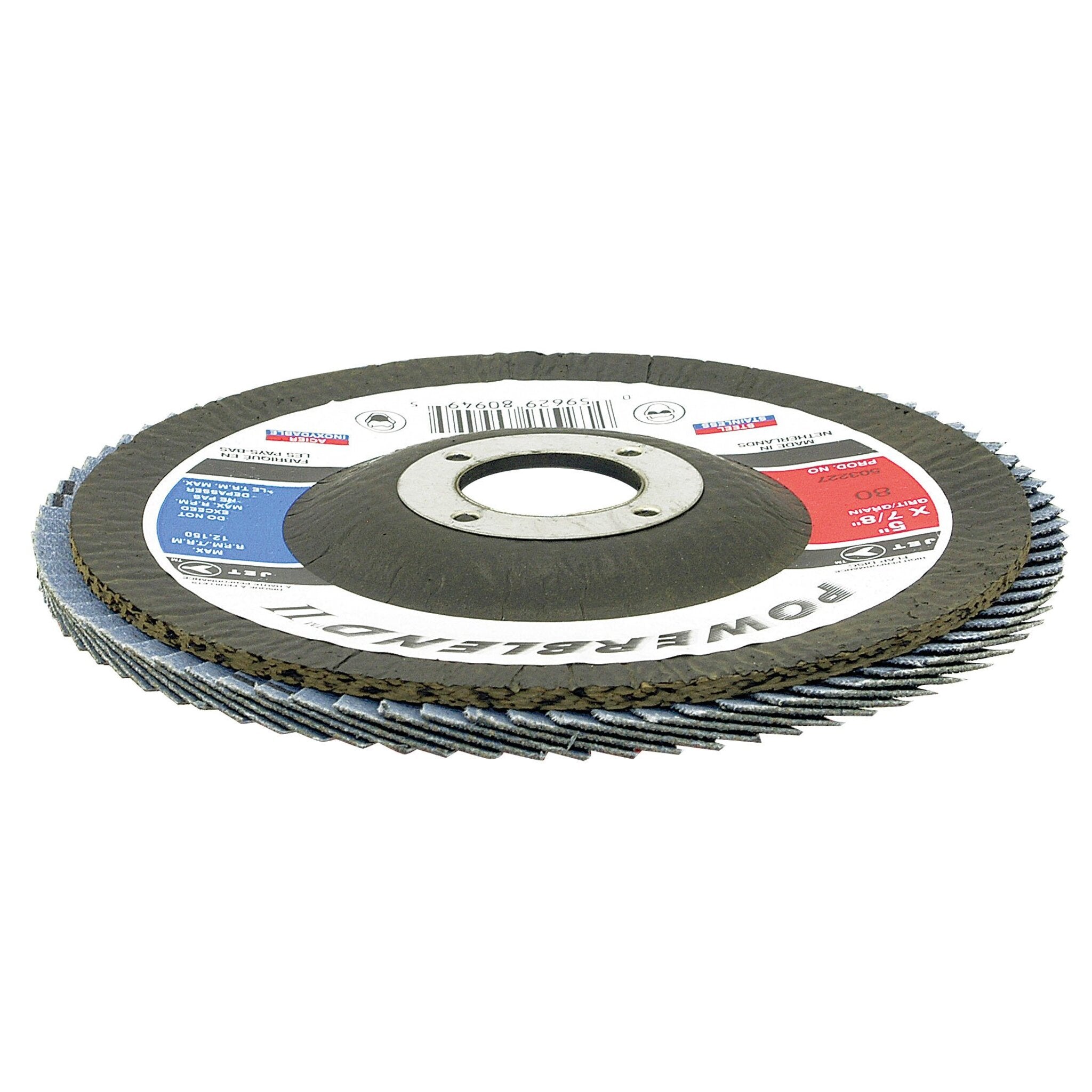 Jet Powerblend T29 Zirconia Flap Discs (For Angle Grinders) Shop Equipment - Cleanflow