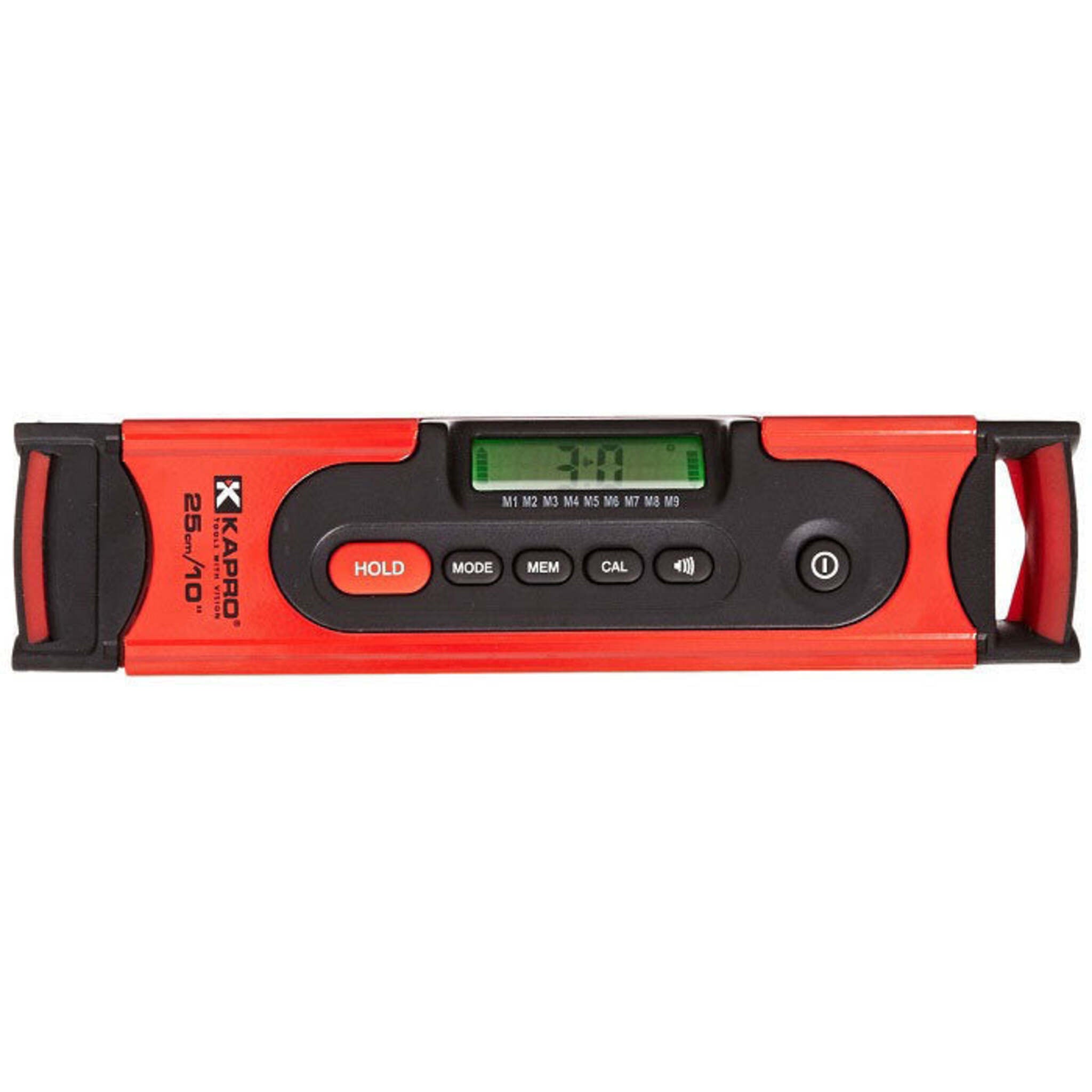 Kapro Digiman 10" Digital Magnetic Level with MEMS Technology, LCD Backlight - Hold Function, and 360° Readout for Professional Precision