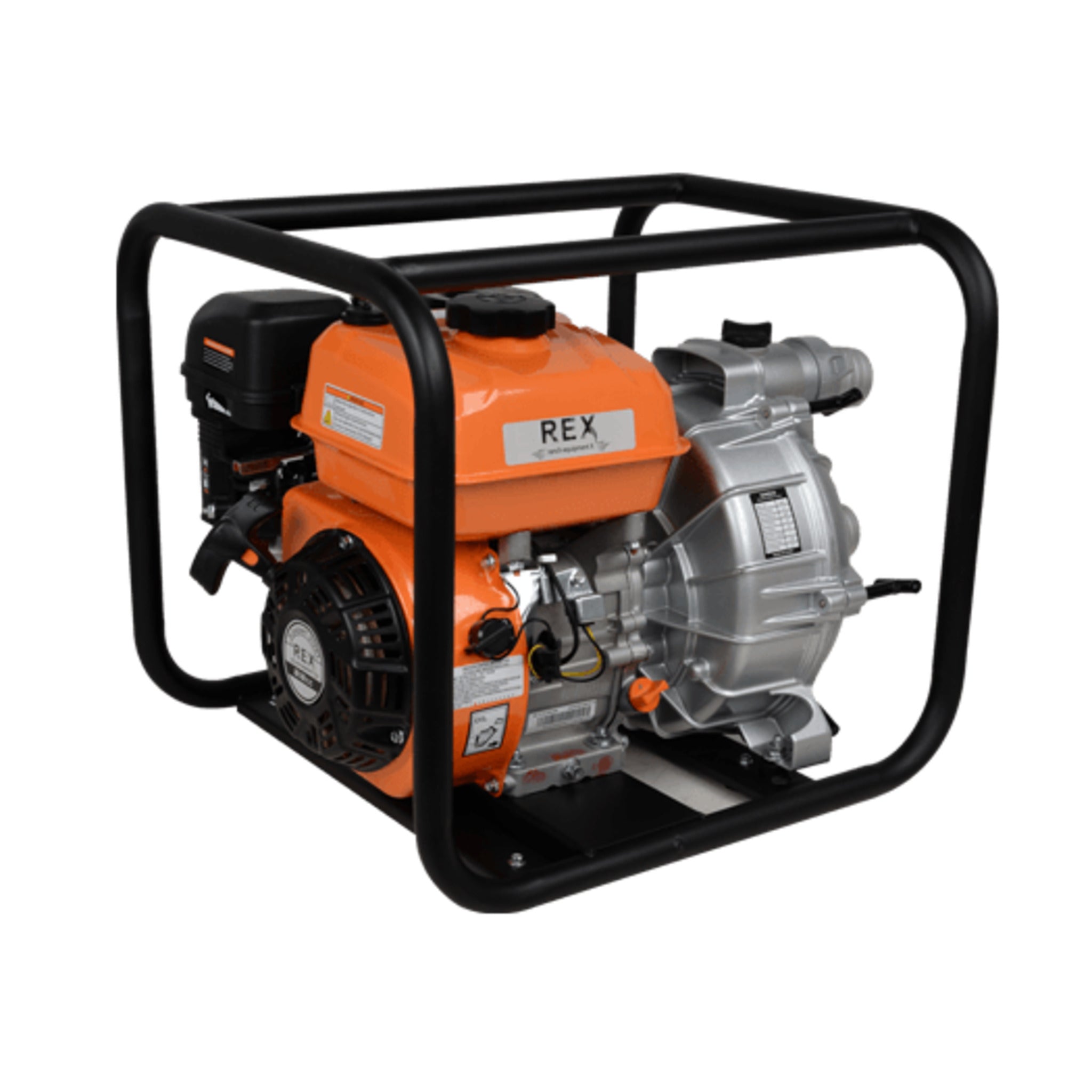 REX Portable Self-Priming Gas Engine Semi-Trash Pumps