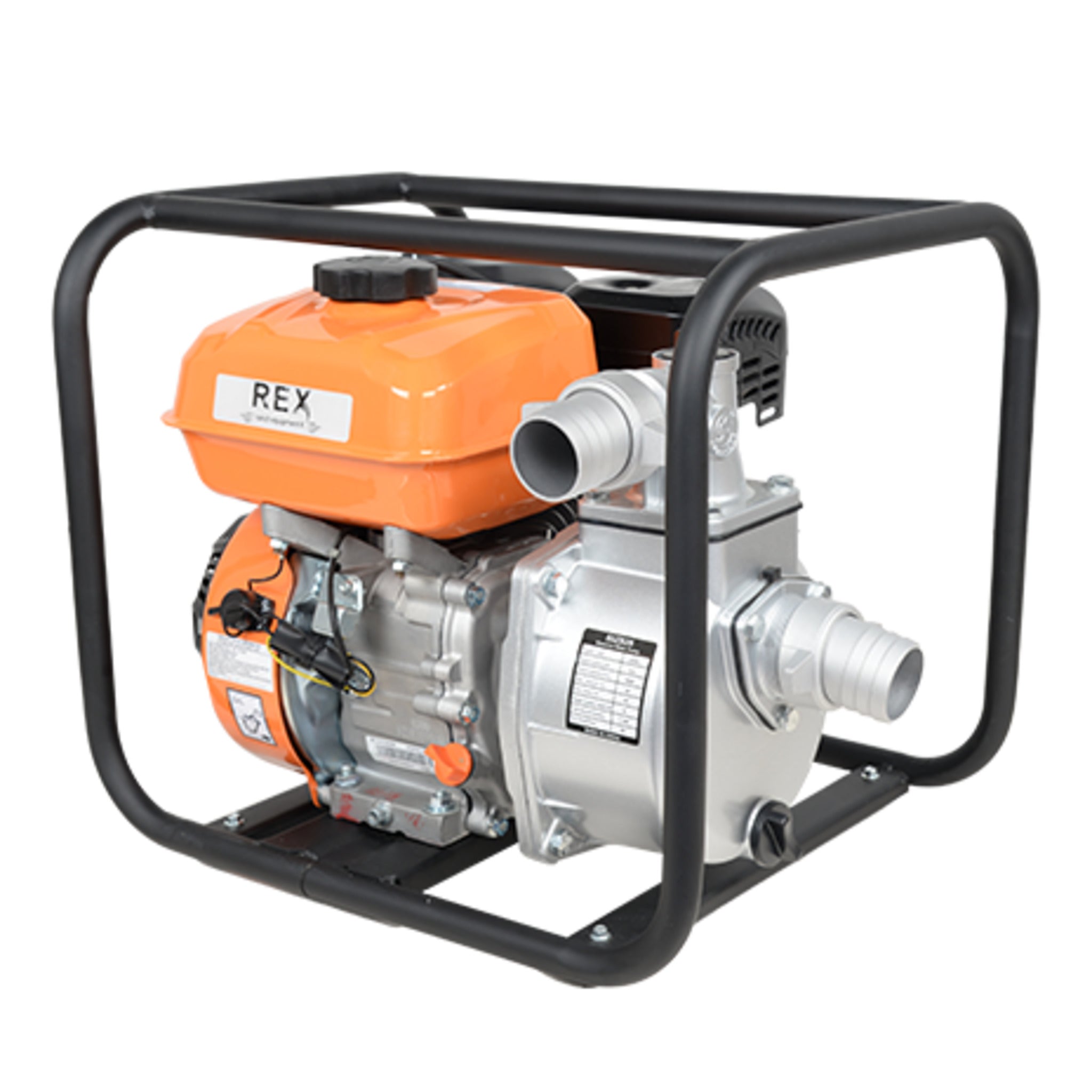 REX Portable Self-Priming Gas Engine Water Pumps