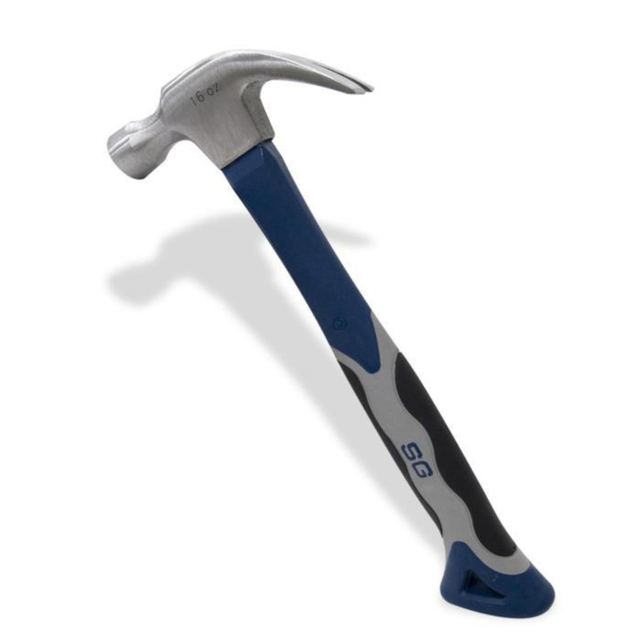 SG Industrial Fiberglass Claw Hammer | 16 oz Hand Tools - Cleanflow