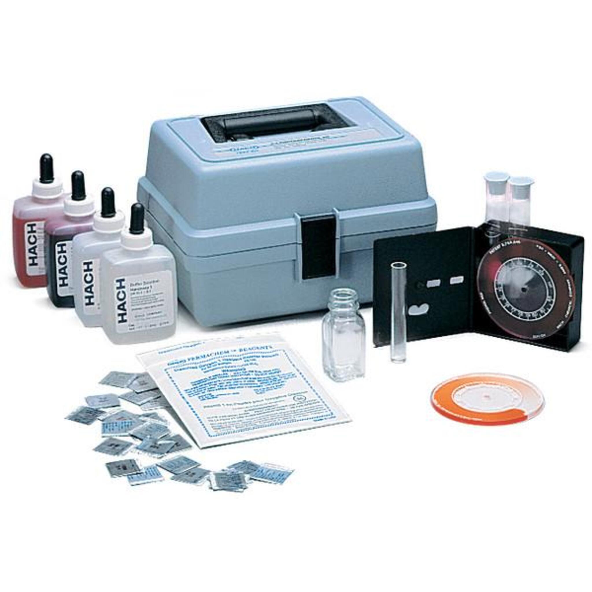 Hach Hardness, Iron and pH Test Kit, Model HA-62A Water Testing Equipment - Cleanflow