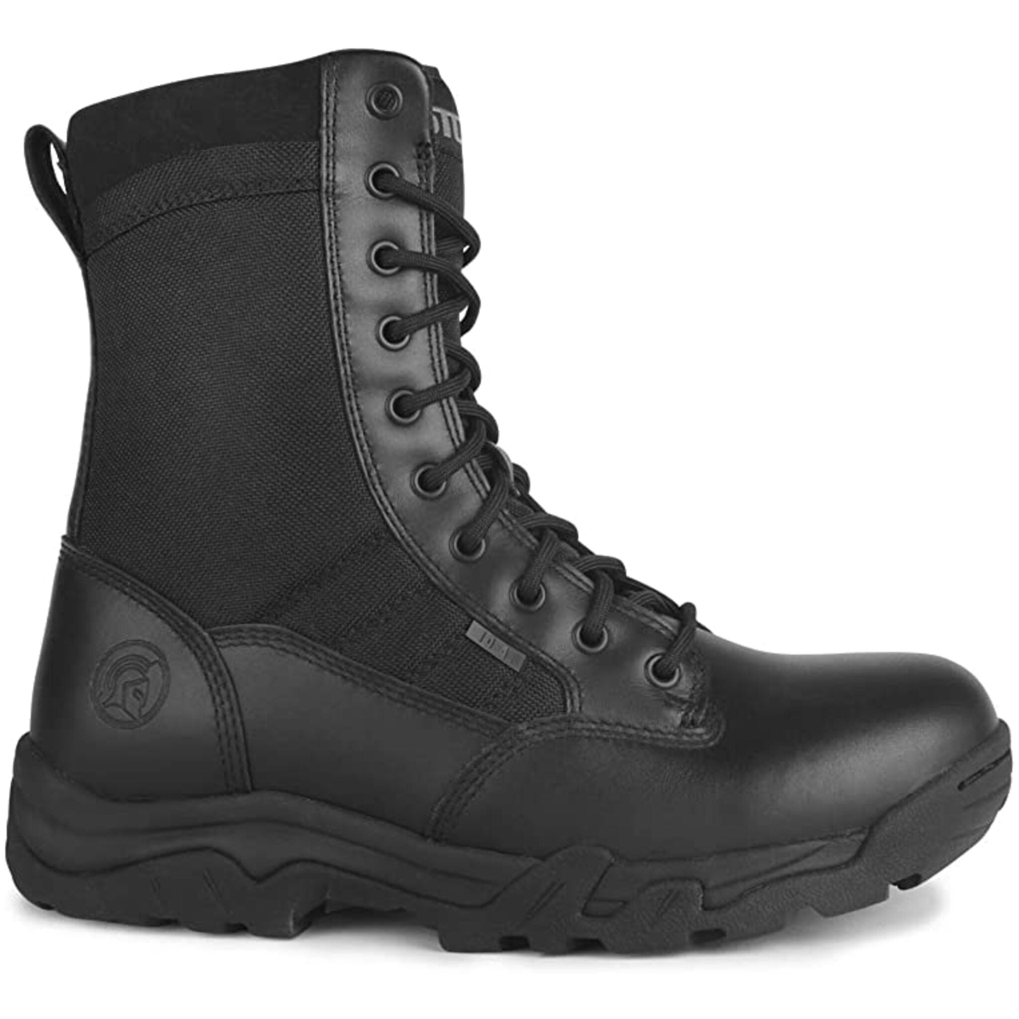 STC 10-4 Men's 8" Lightweight Leather/1000D Nylon Tactical Boots | Black | Sizes 4 - 15 Work Boots - Cleanflow