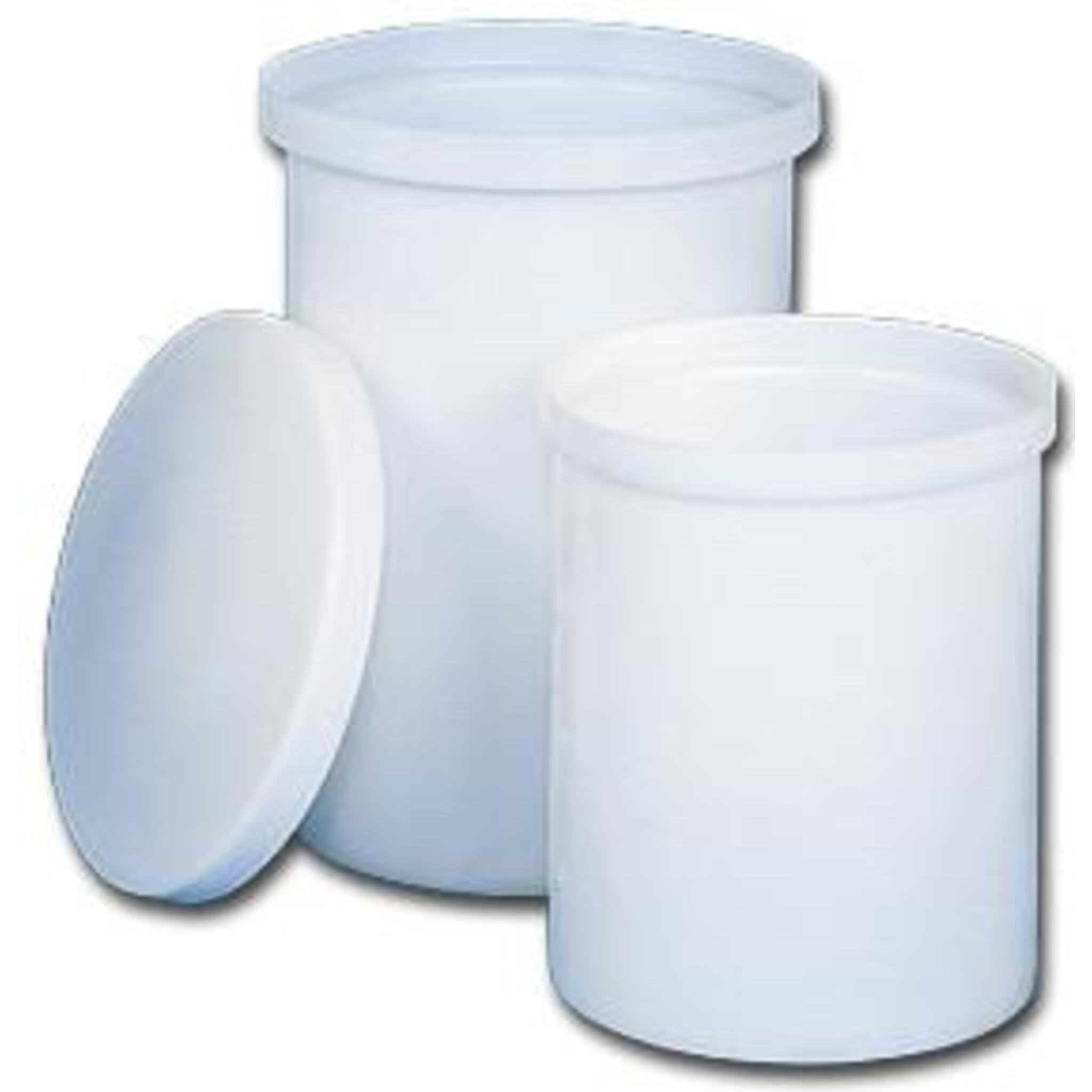 White Poly Chemical Storage Tanks with Lid Water Treatment Chemicals - Cleanflow