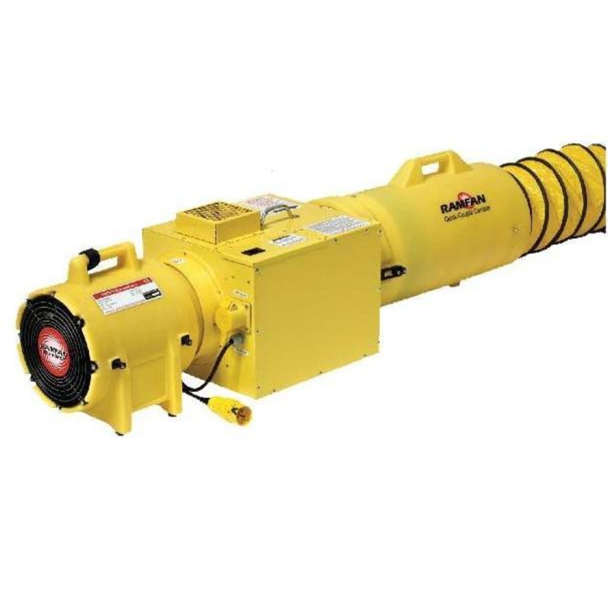 Ramfan UB20 8-Inch In-Line Confined Space Heating System Confined Space - Cleanflow