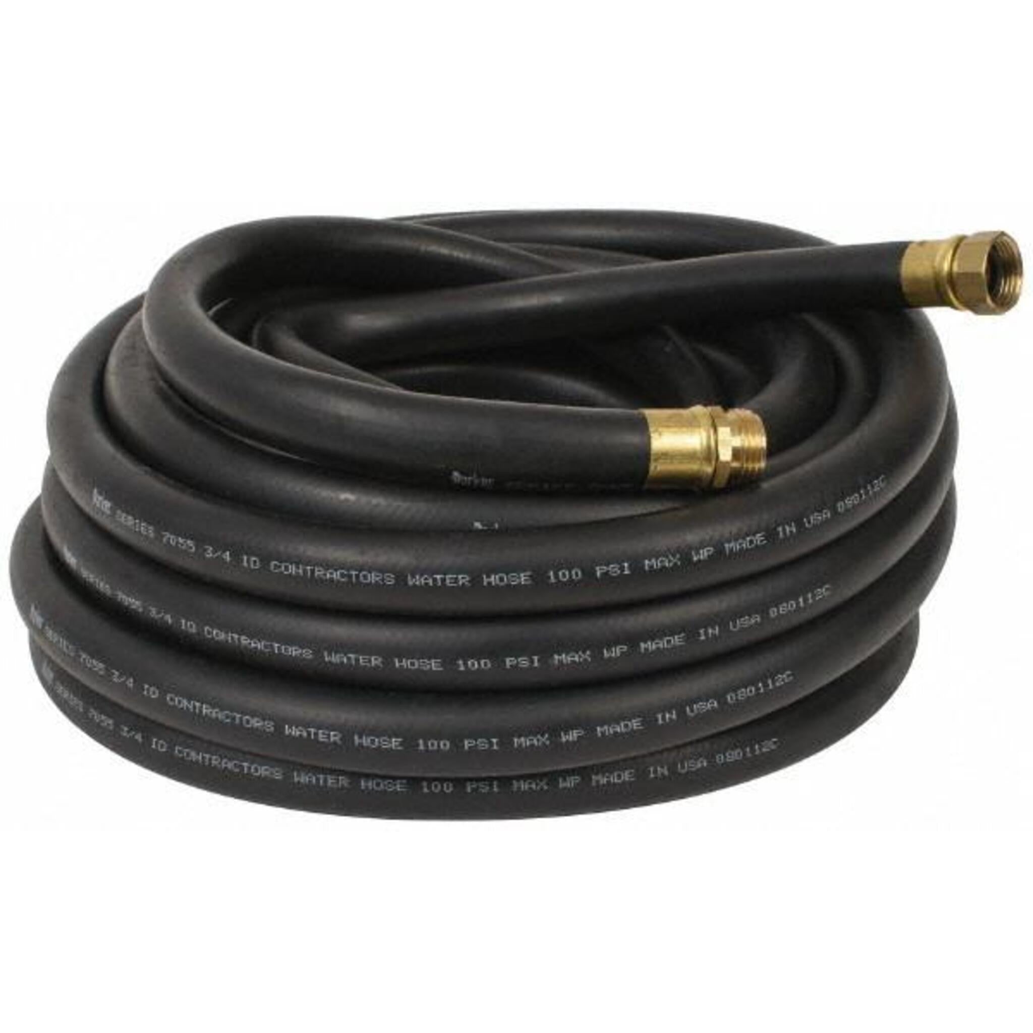 Black Rubber Industrial Garden Hose Assemblies (Hot Water Rated) Hose and Fittings - Cleanflow