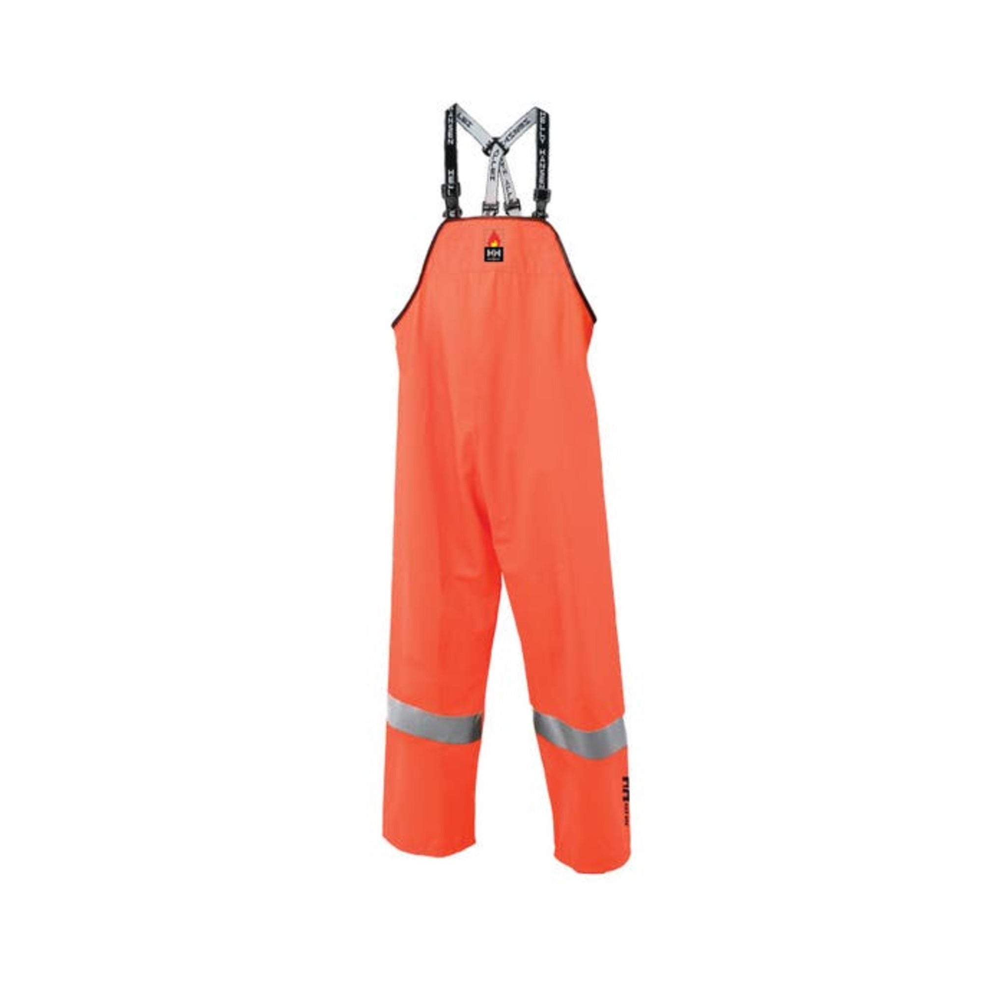 Helly Hansen Alberta Hi-Vis FR Stretch Bib Pant | Orange | Sizes Small - 5XLarge Flame Resistant Work Wear - Cleanflow